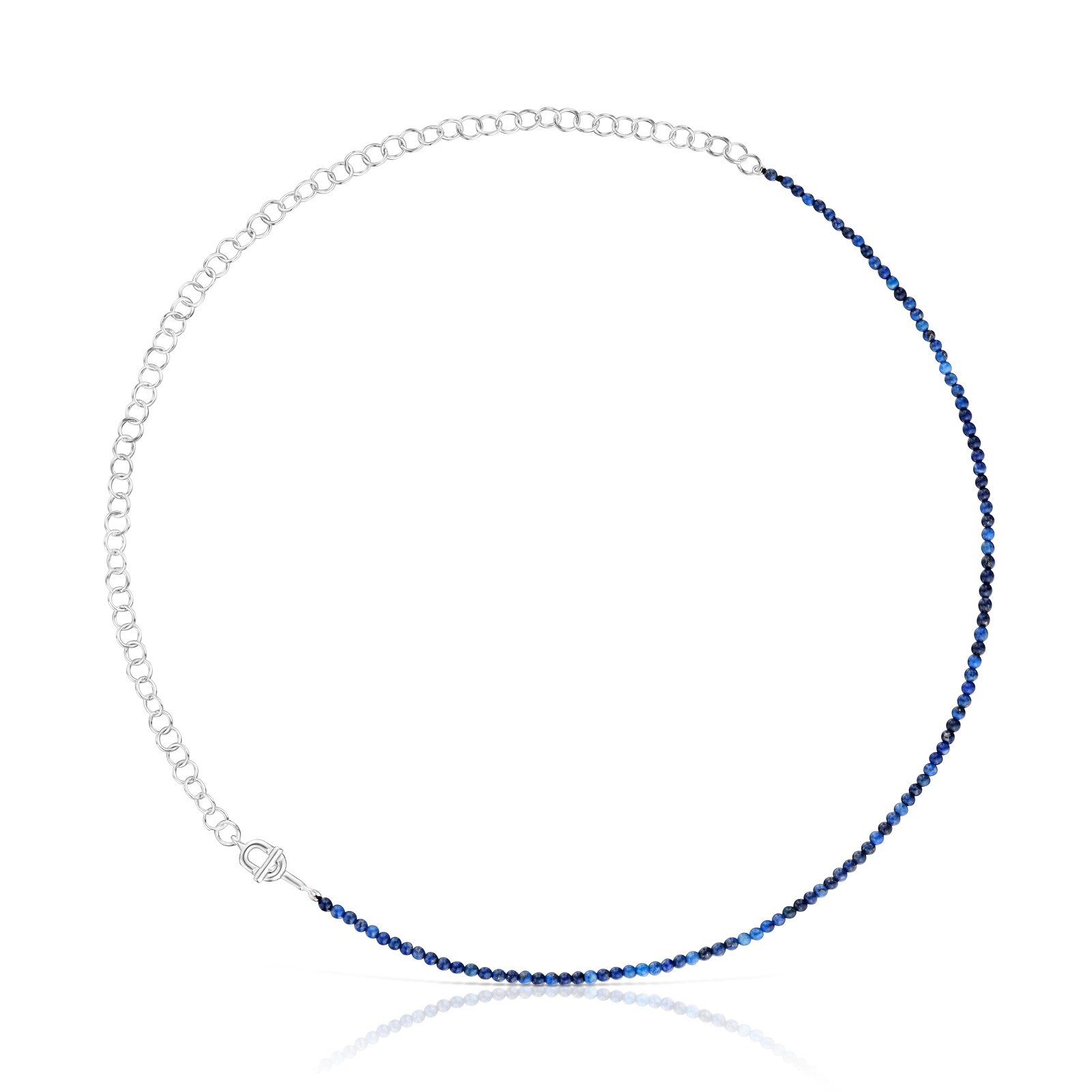 GARG. PLATA 1ªLEY LAPISLAZULI 3MM 50CM - 1