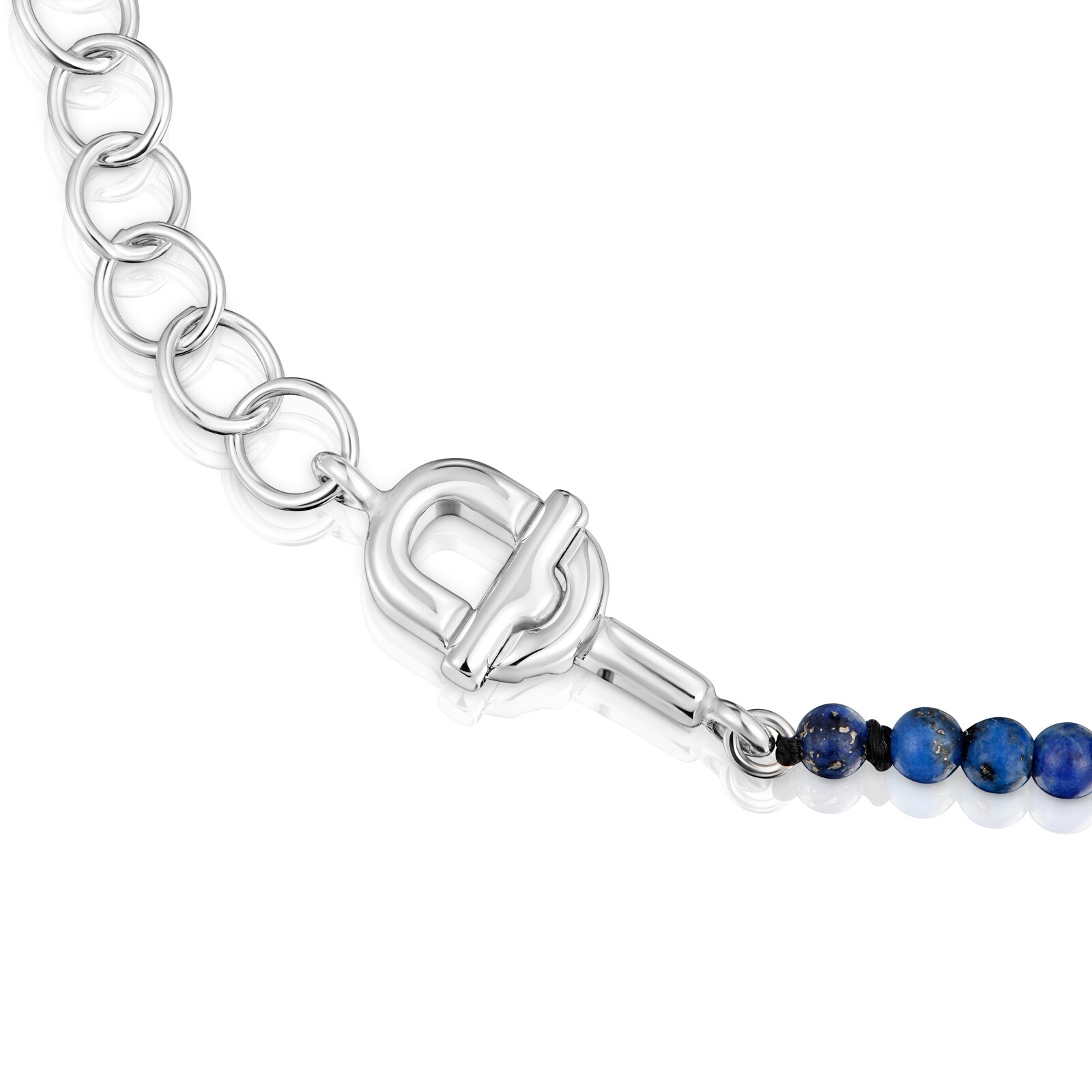 GARG. PLATA 1ªLEY LAPISLAZULI 3MM 50CM - 2