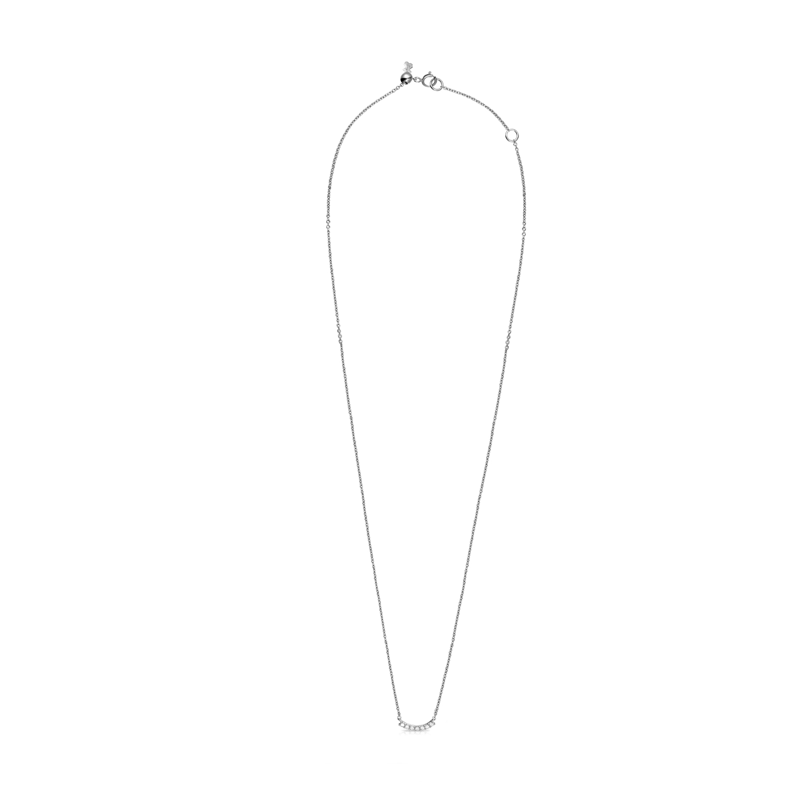 COLLAR DE ORO BLANCO Y DIAMANTES LES CLASSIQUES - 2