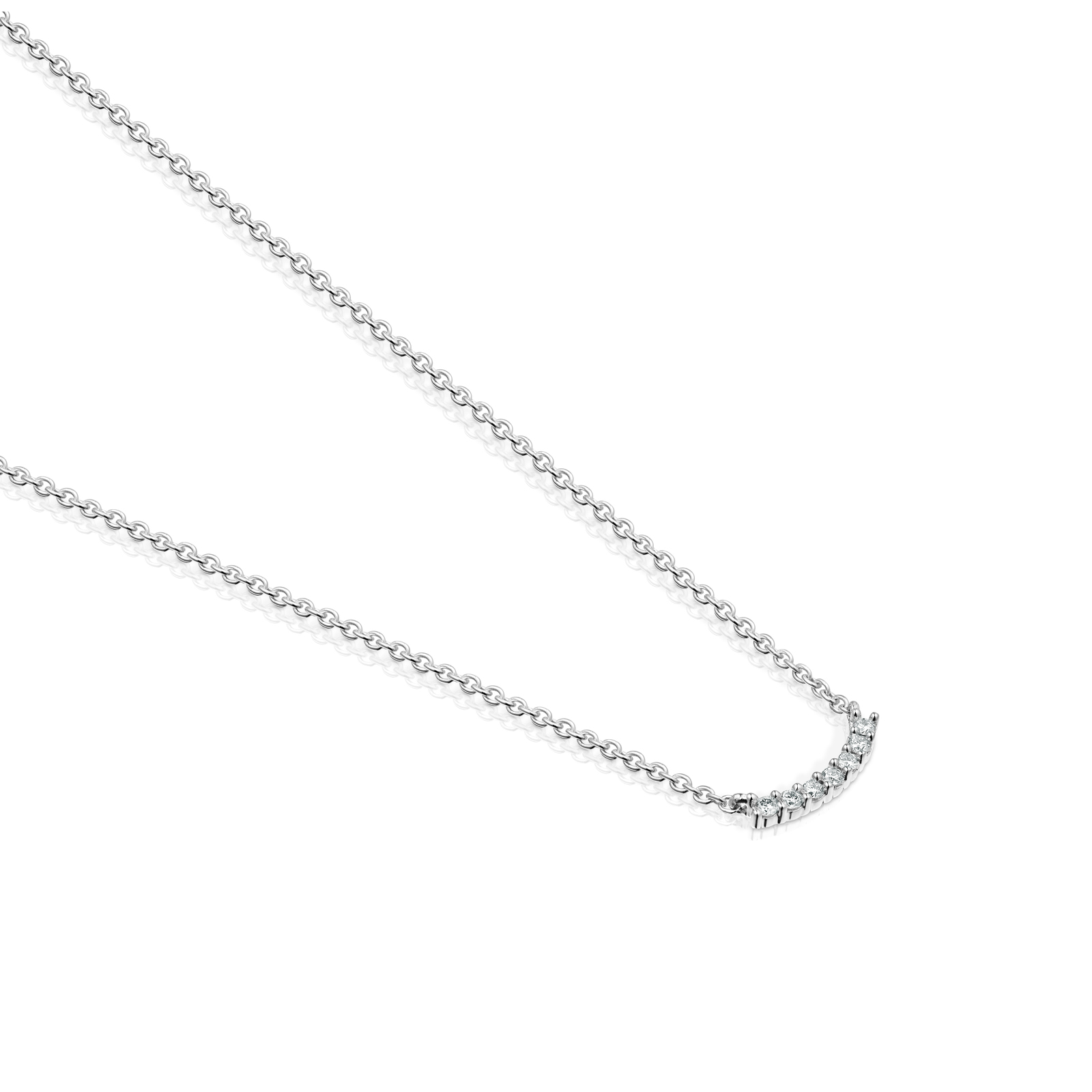COLLAR DE ORO BLANCO Y DIAMANTES LES CLASSIQUES - 3
