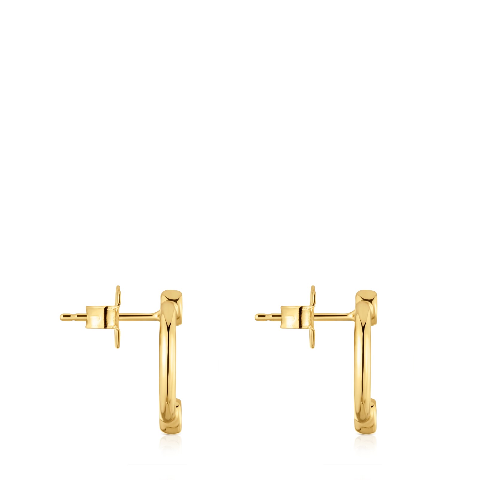 ARETES PLATA 1ªLEY BAÑO LGD 0.32CT G/VS - 2