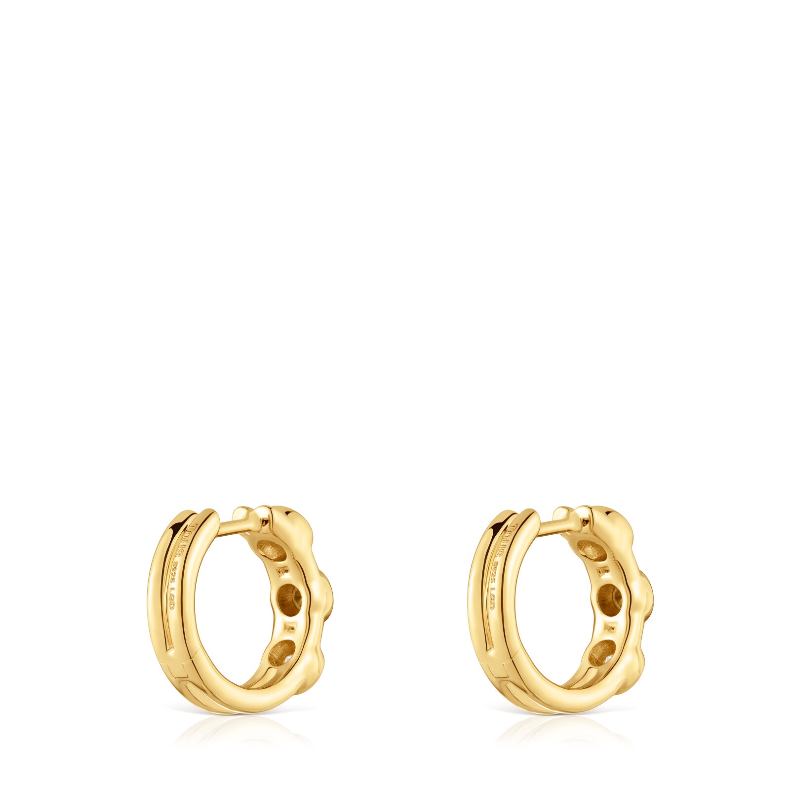 ARETES PLATA 1ªLEY BAÑO LGD 0.48CT G/VS - 3