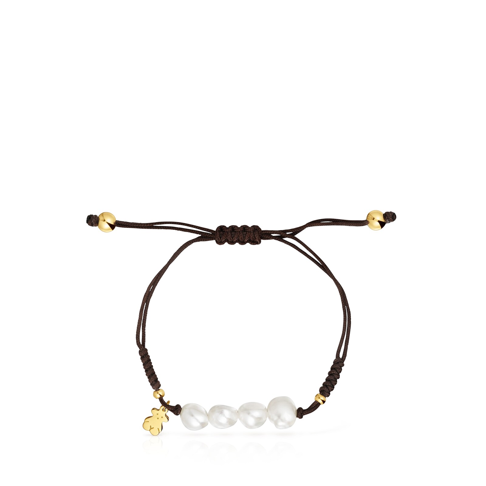 PULSERA NUDOS CON BAÑO DE ORO 18 KT SOBRE PLATA - 2