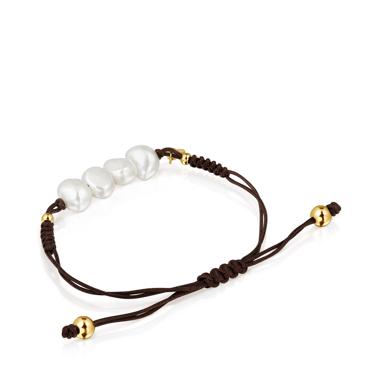 PULSERA NUDOS CON BAÑO DE ORO 18 KT SOBRE PLATA - 3