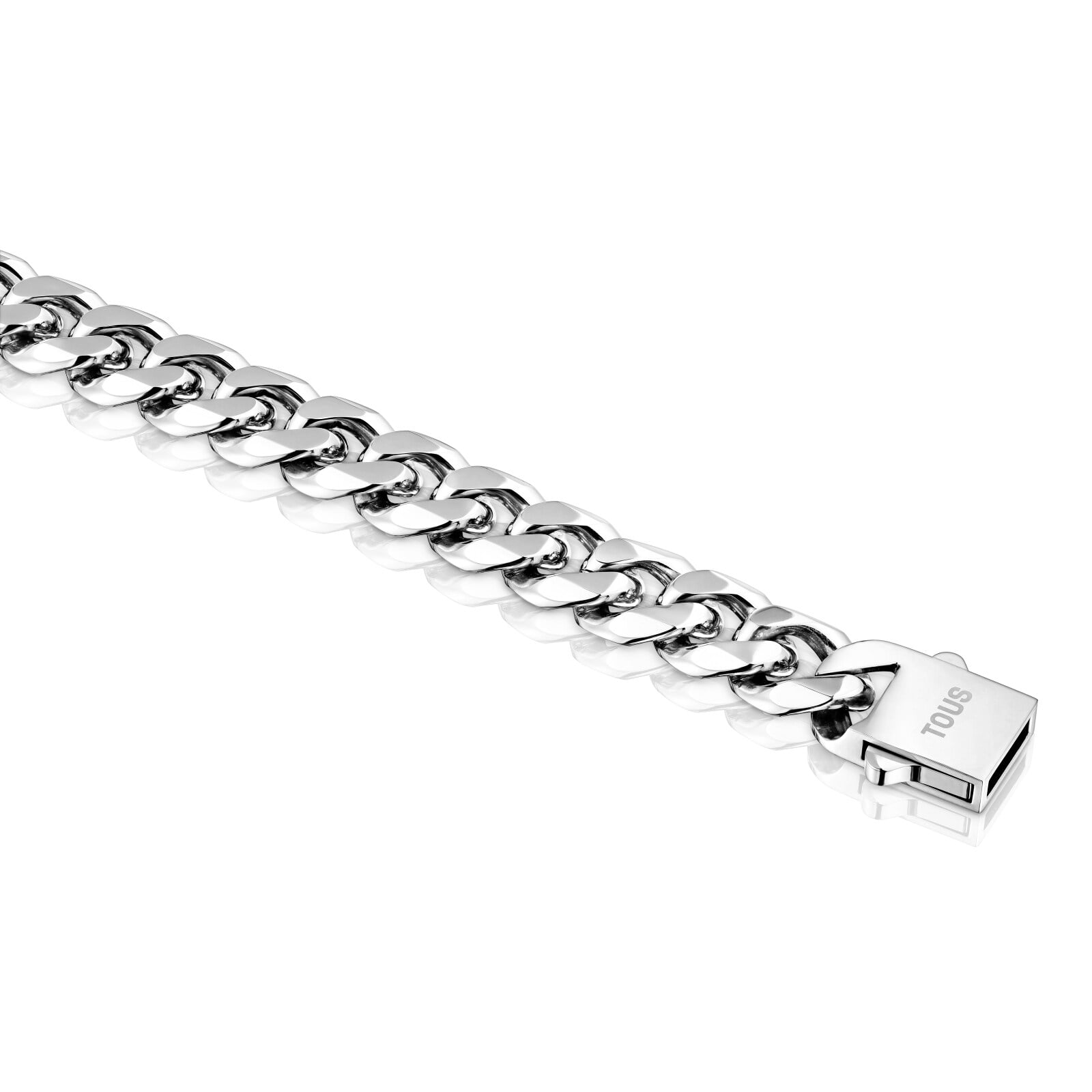 PULSERA CADENA BARBADA DE ACERO TOUS BASICS - 3