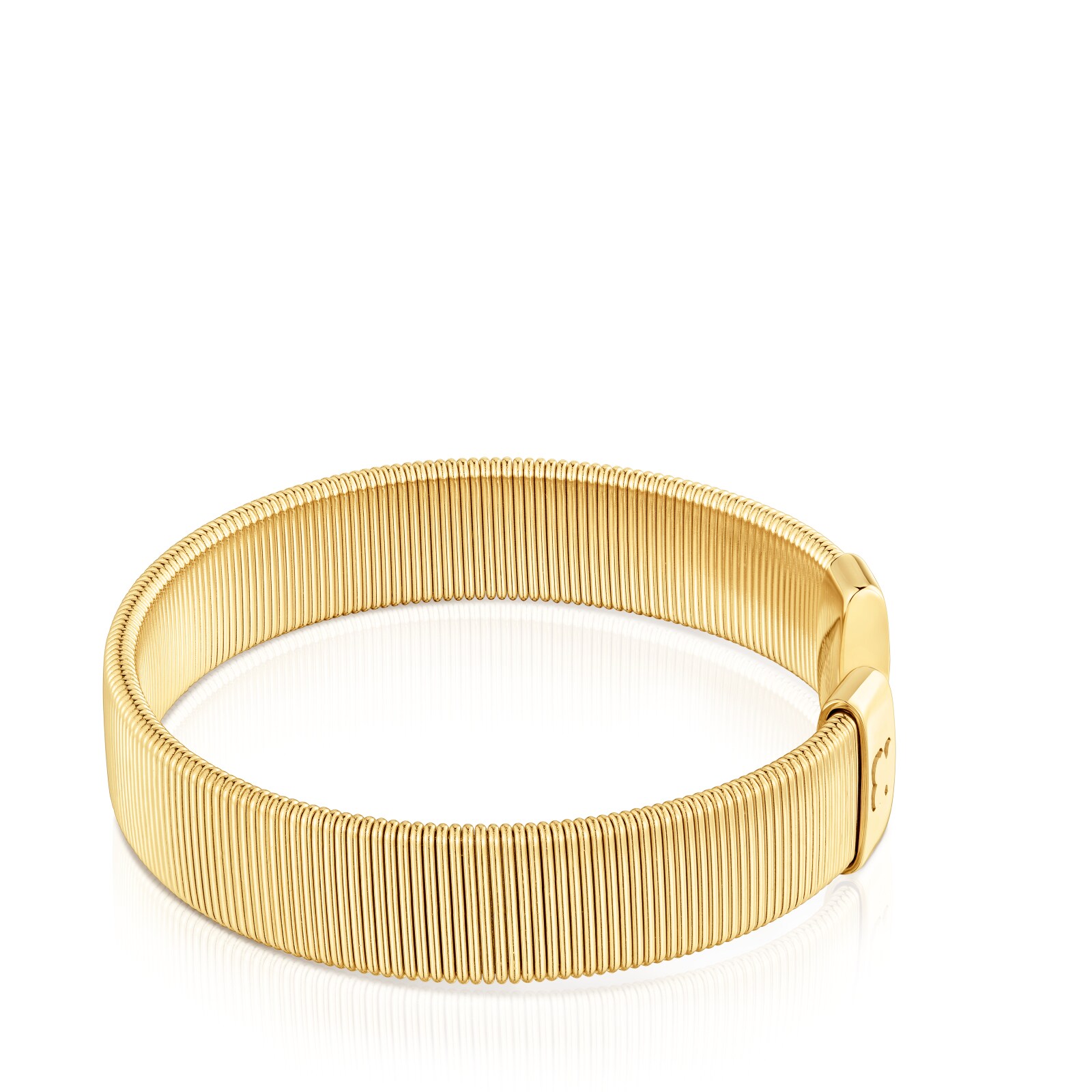PULSERA ESCLAVA DE ACERO DORADO 12 MM BULEVARD - 3