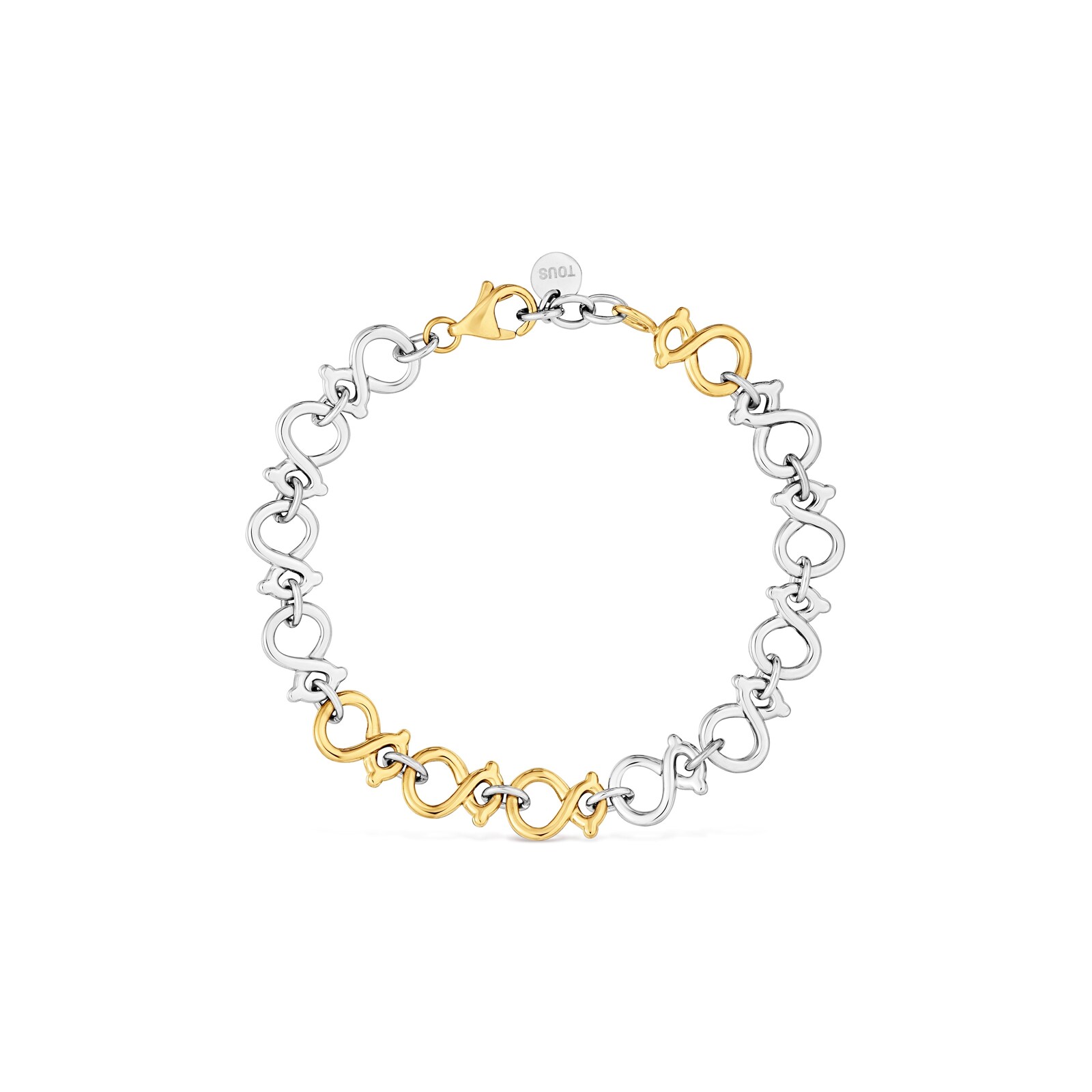PULSERA DE ACERO BICOLOR TOUS INFINITY - 1