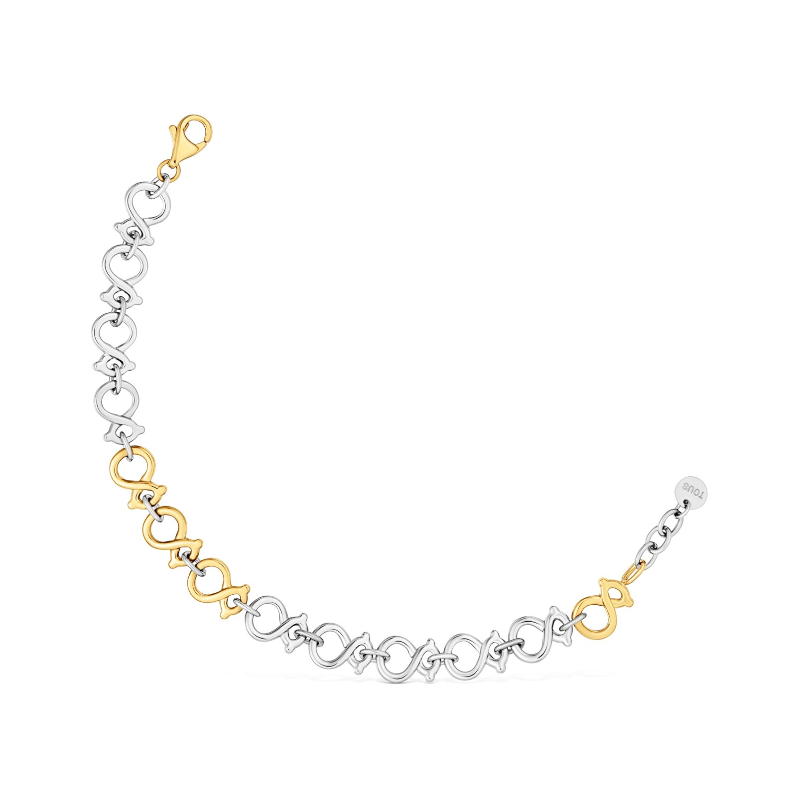 PULSERA DE ACERO BICOLOR TOUS INFINITY - 2