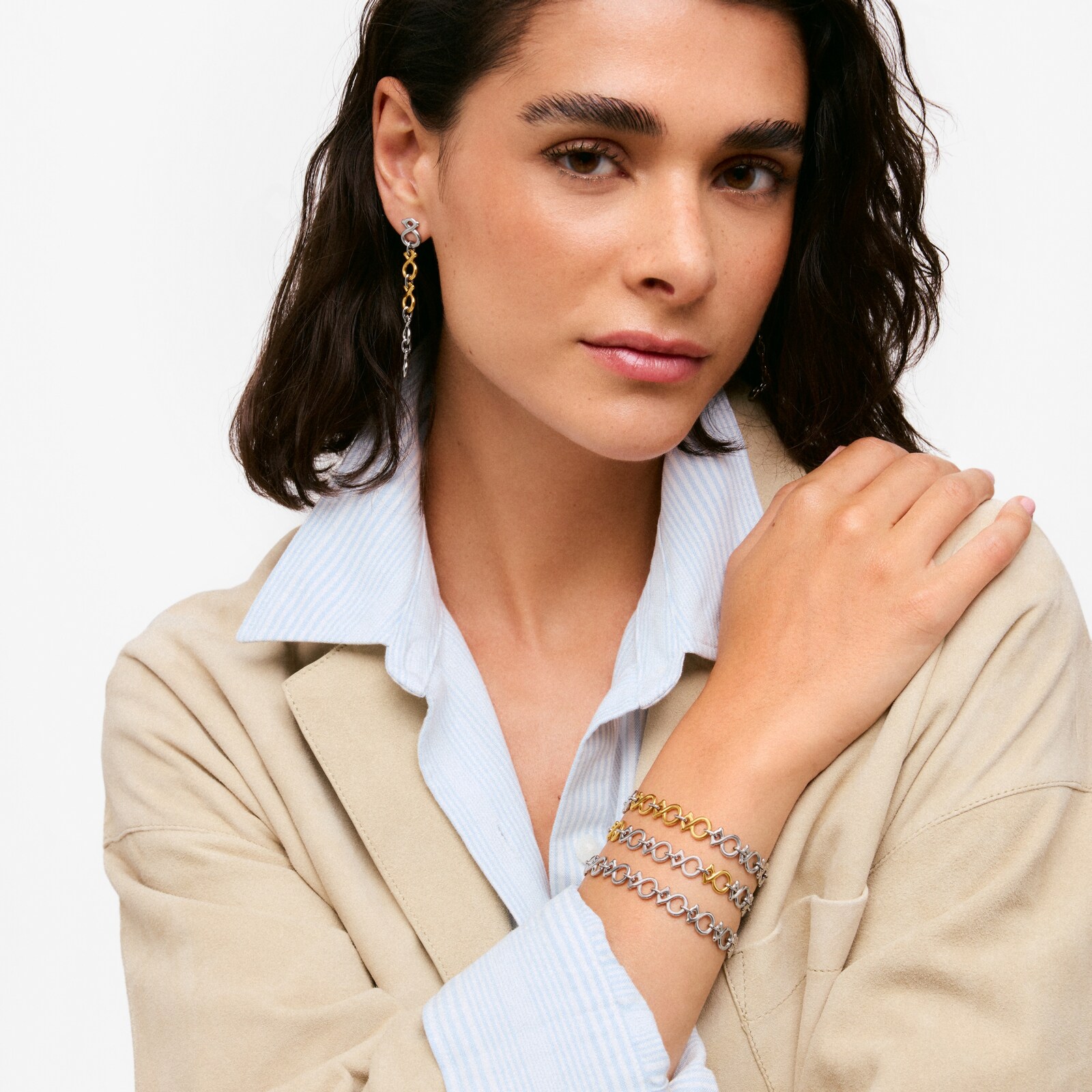 PULSERA DE ACERO BICOLOR TOUS INFINITY - 5