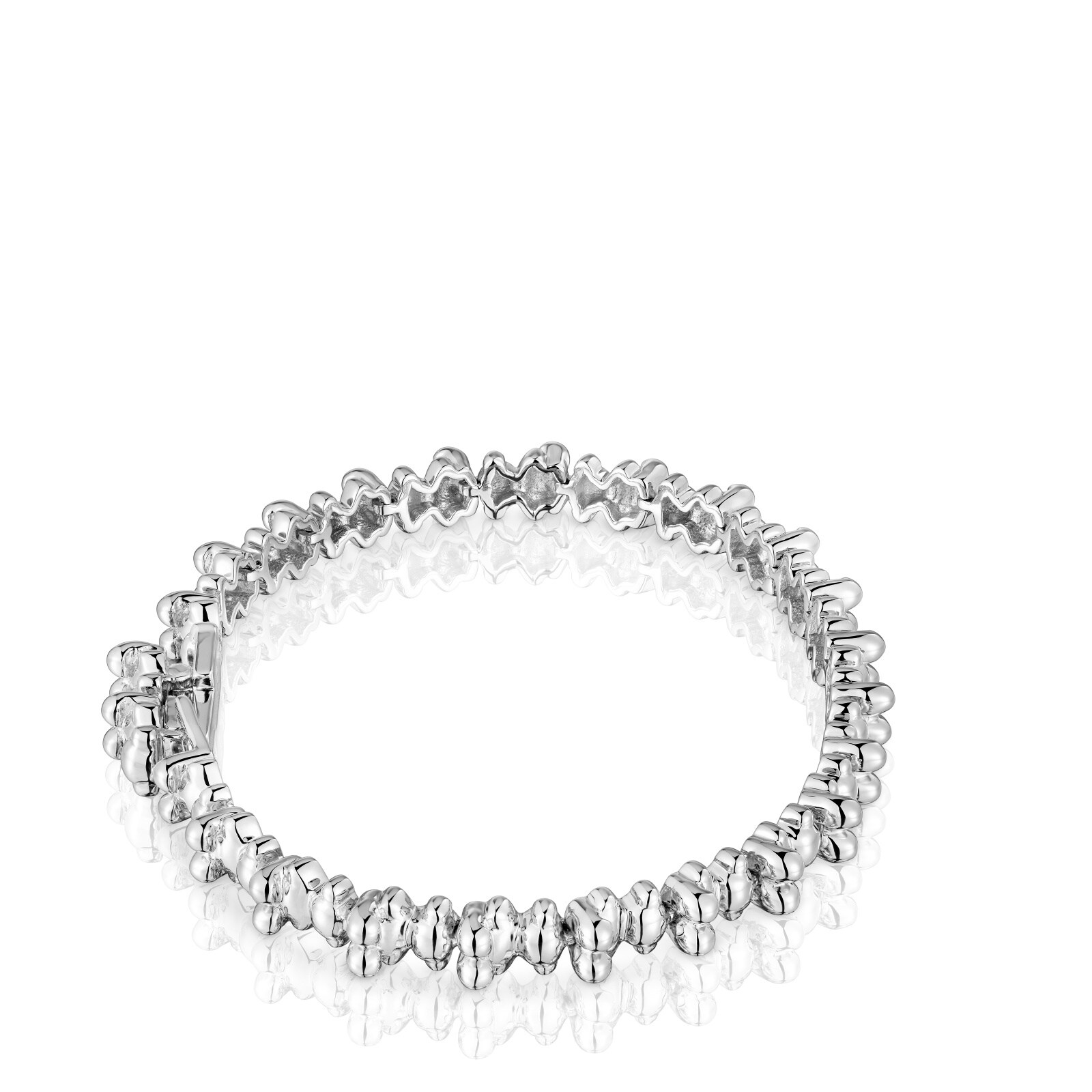 PULSERA CADENA DE PLATA MOTIVOS OSO BOLD BEAR - 2