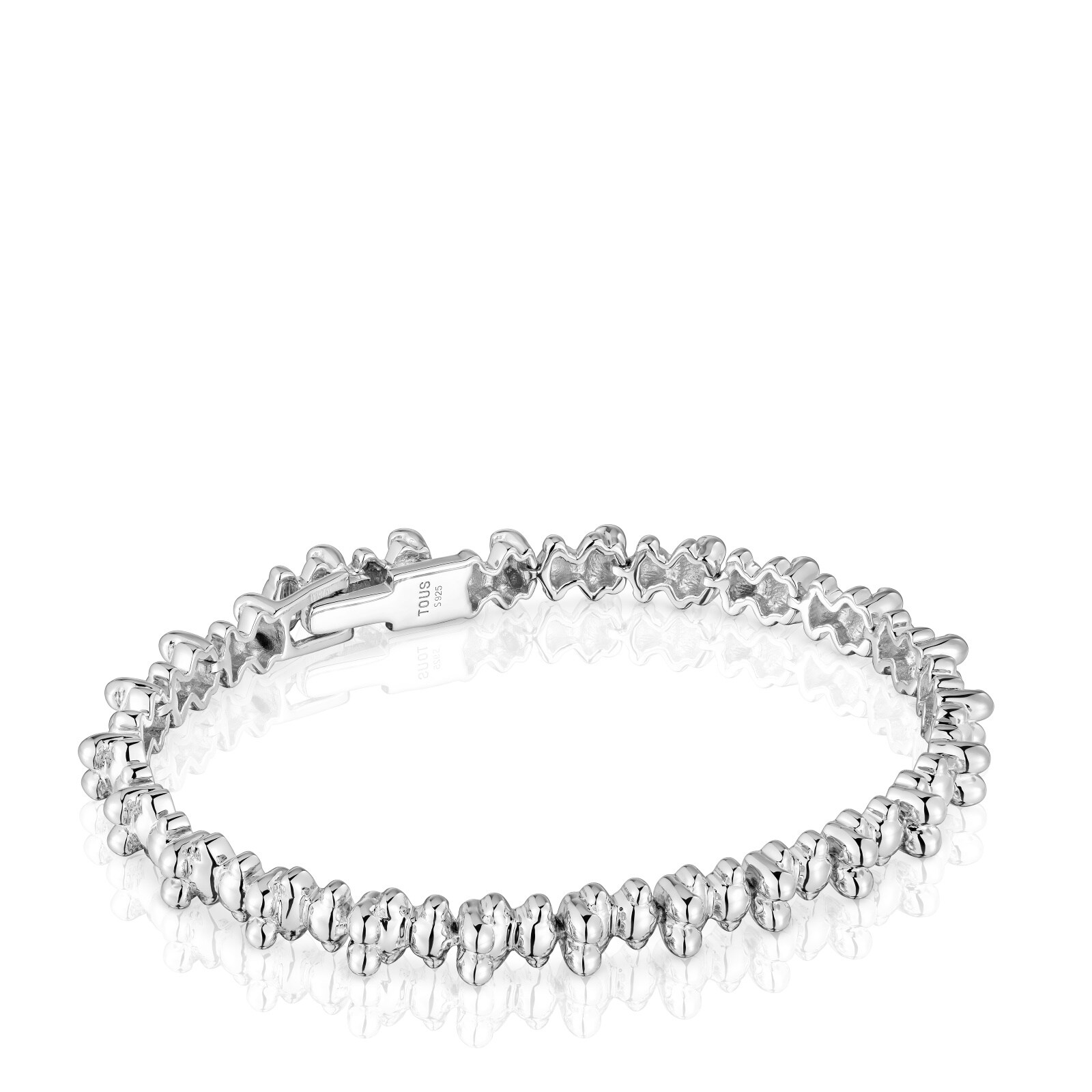 PULSERA CADENA DE PLATA MOTIVOS OSO BOLD BEAR - 3
