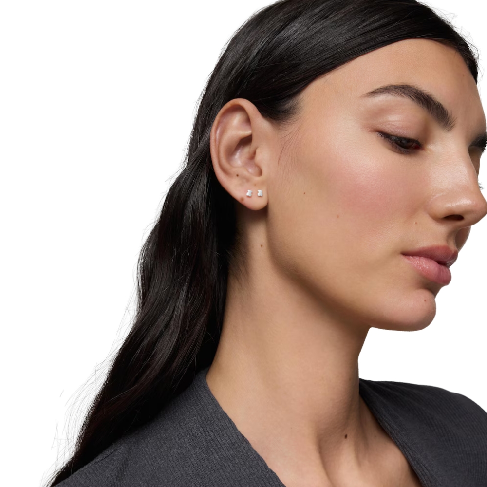 ARETES DE ORO BLANCO TOUS BABY - 5