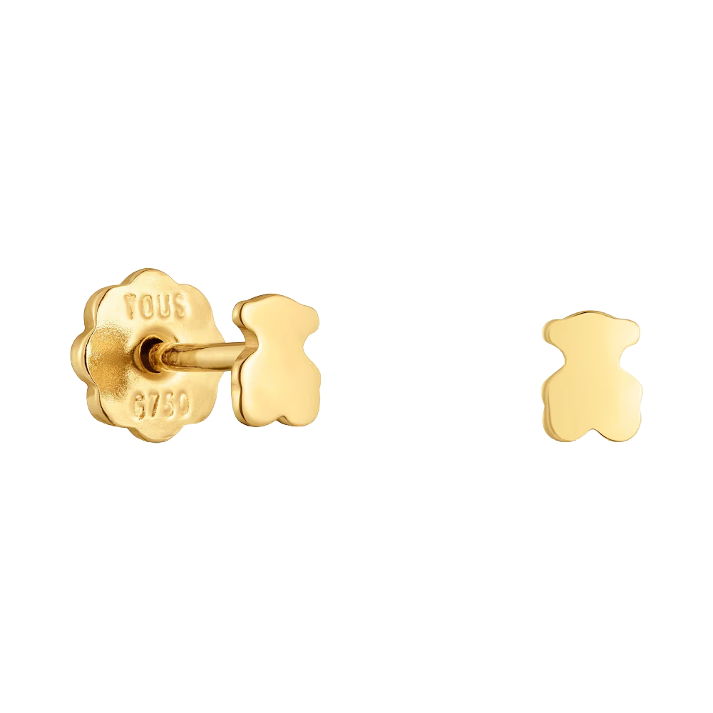 ARETES DE ORO Y MOTIVO OSO TOUS BASICS - 1