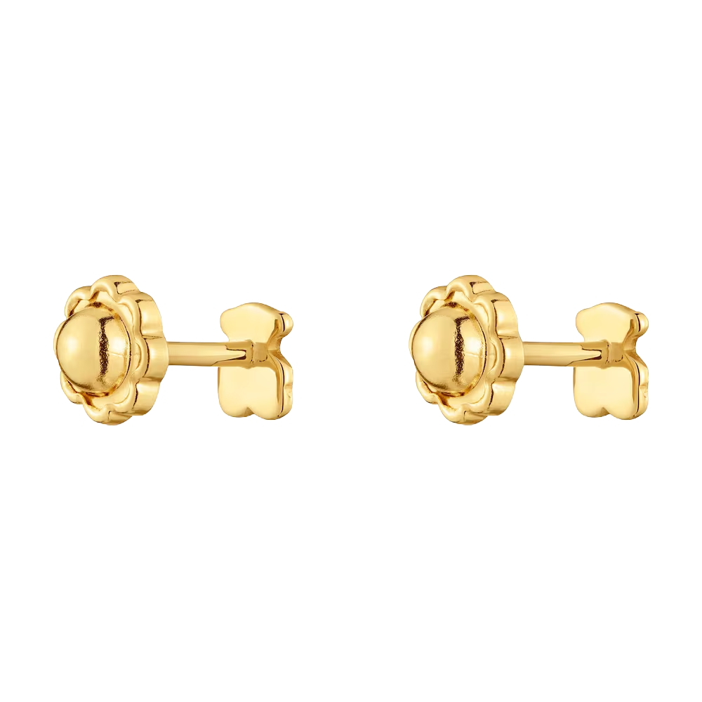 ARETES DE ORO Y MOTIVO OSO TOUS BASICS - 3