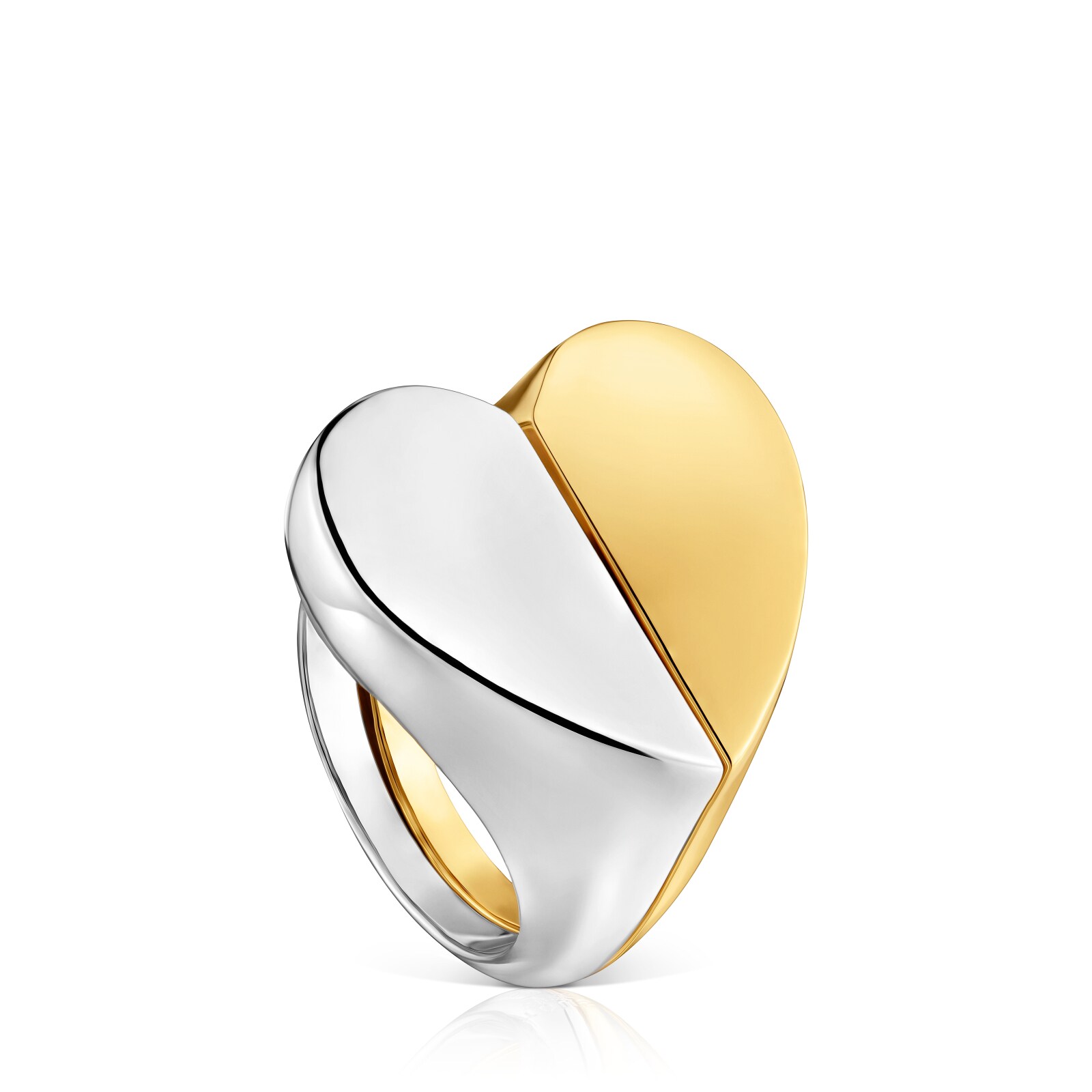 PACK DE ANILLOS BICOLOR MOTIVO CORAZÓN TOUS 1956 - 1