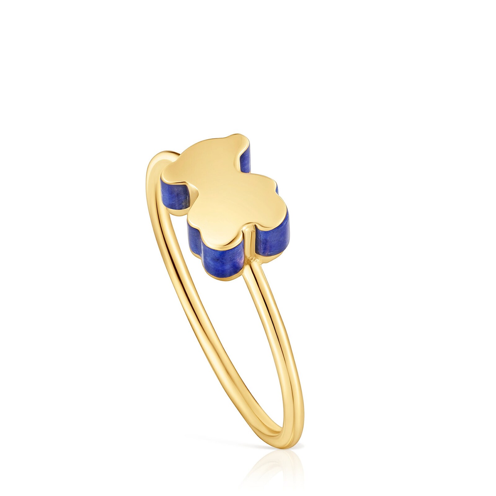 ANILLO MOTIVO OSO DE ORO Y LAPISLÁZULI TOUS 1950 - 1