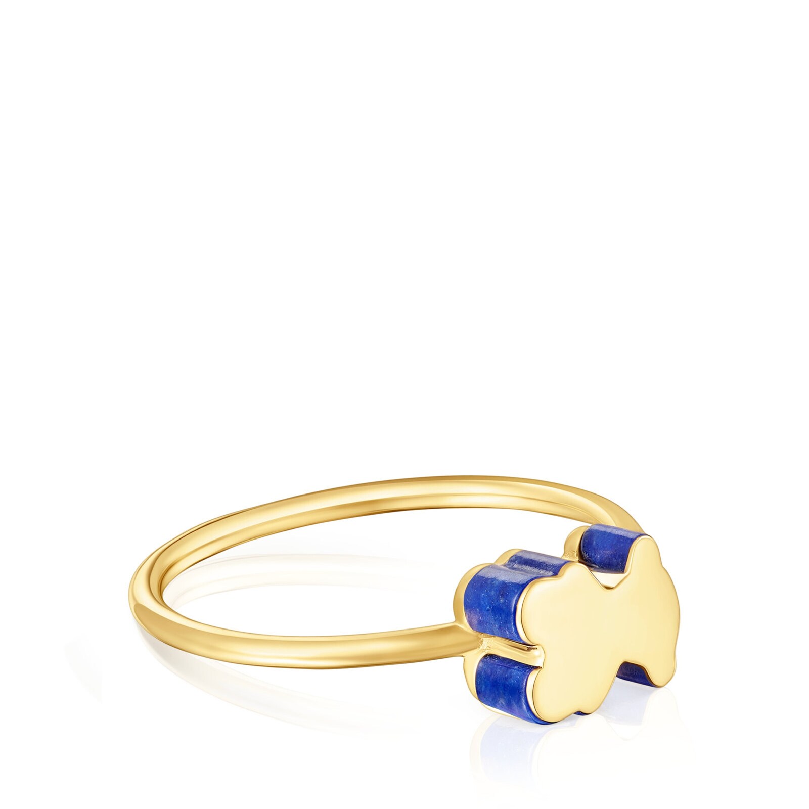 ANILLO MOTIVO OSO DE ORO Y LAPISLÁZULI TOUS 1950 - 2