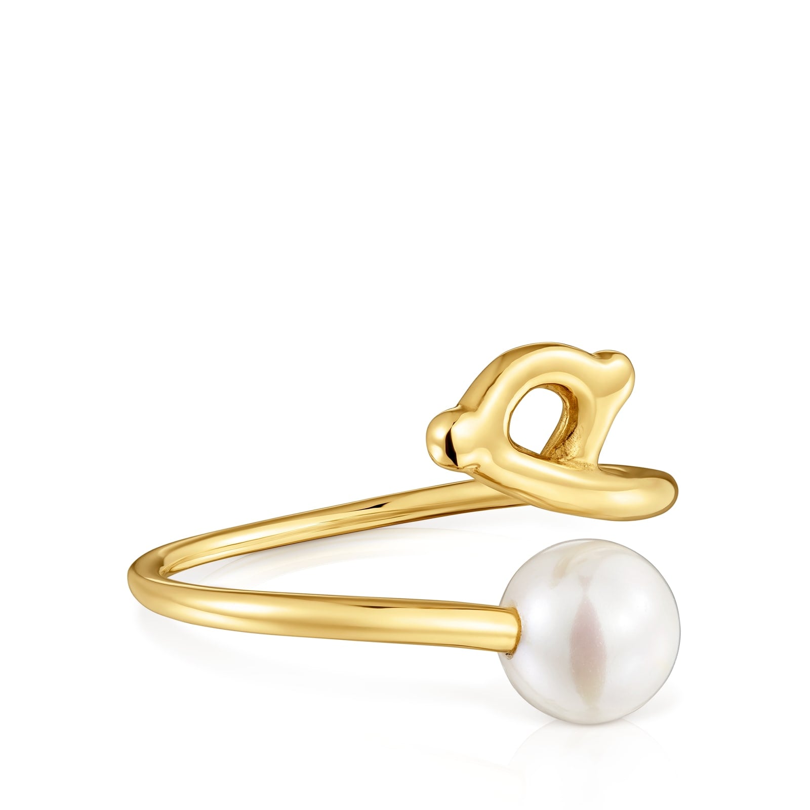 ANILLO DE ORO 9 KT MOTIVO OSO Y PERLA CULTIVADA TOUS INFINITY - 2
