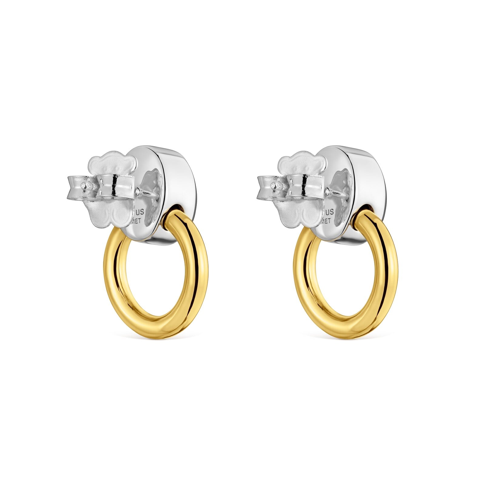 ARETES ARO BICOLOR CON ÓNIX TOUS GEM POWER - 3