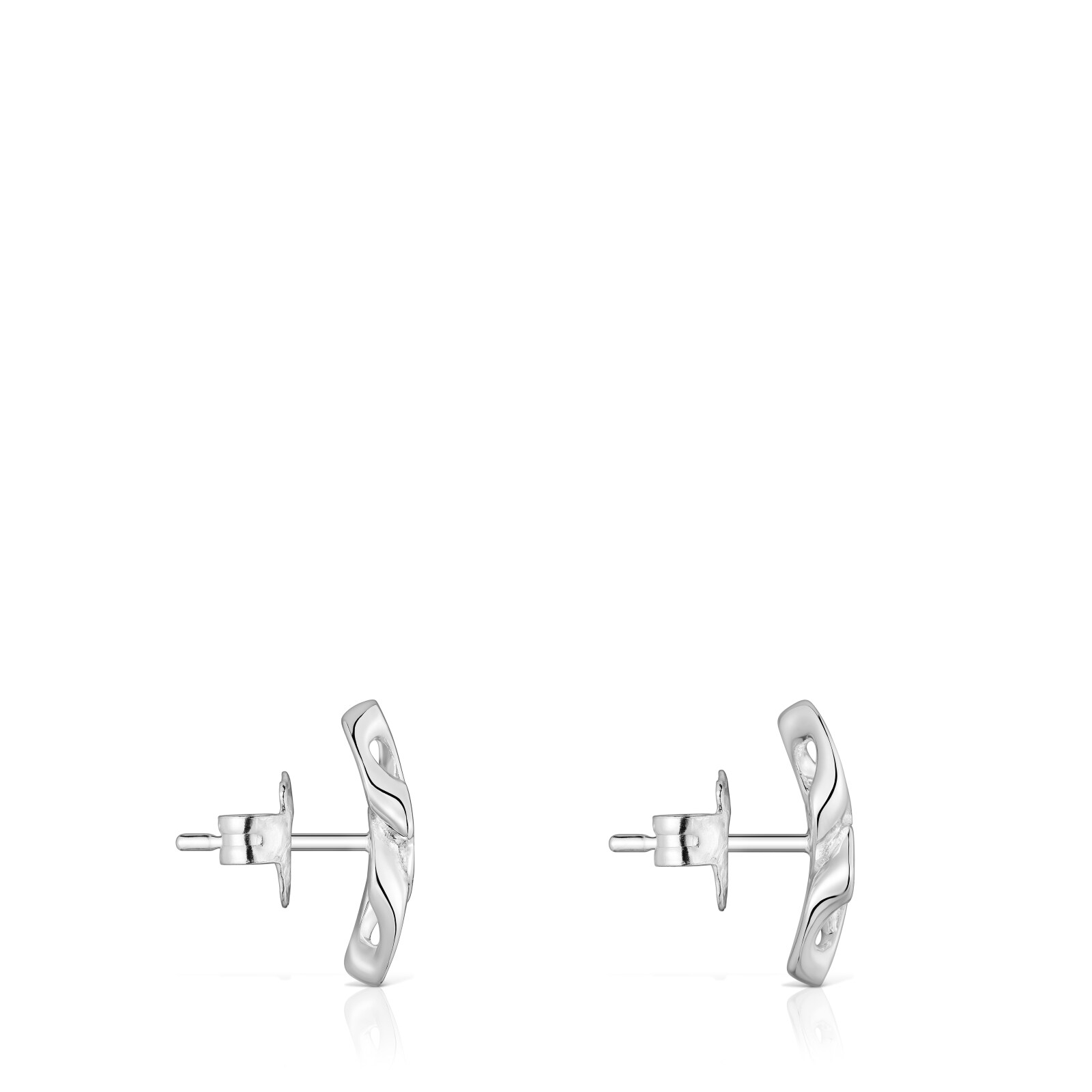 ARETES DE PLATA BEAR'S CHAIN - 3