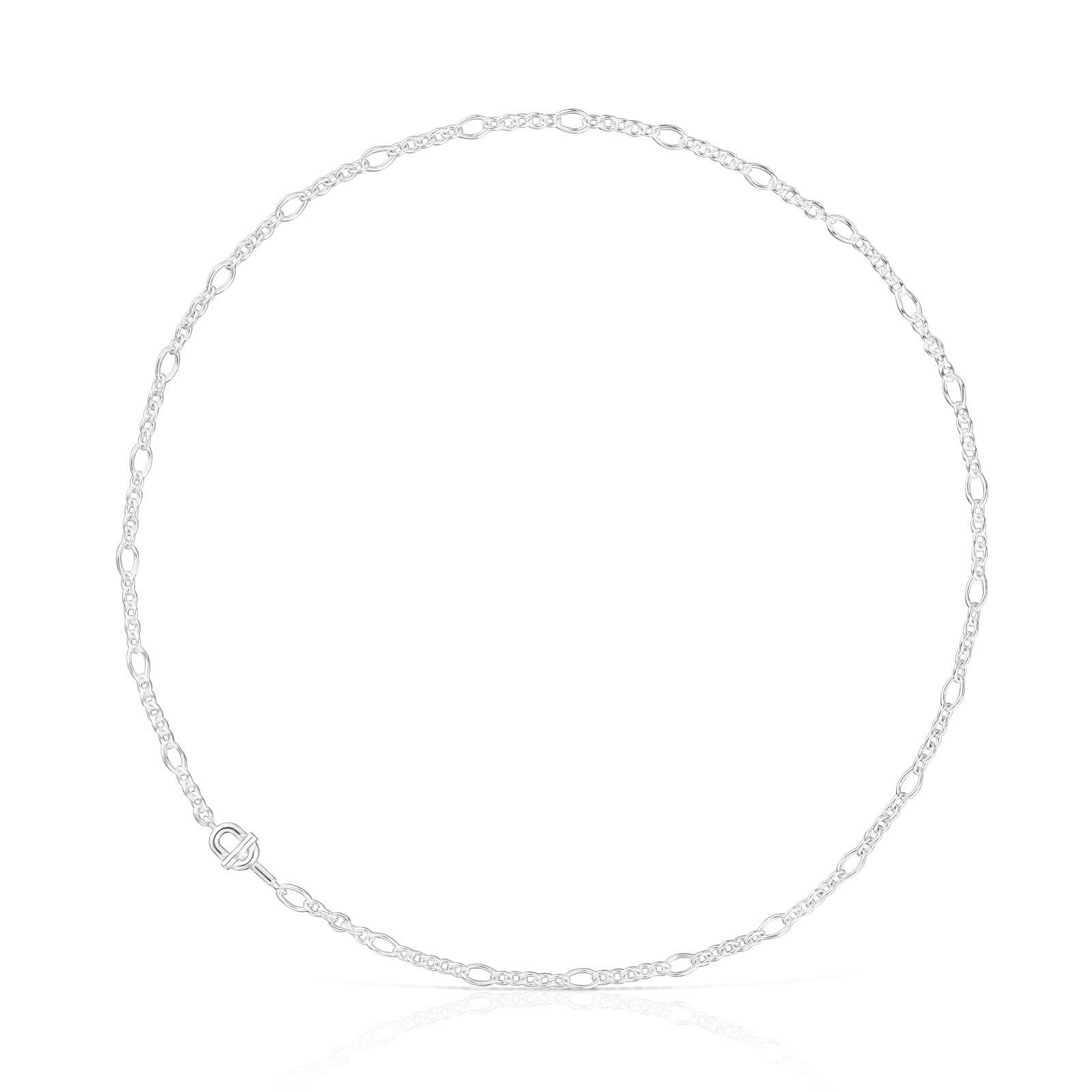 GARGANTILLA OVAL DE PLATA TOUS MANIFESTO - 1