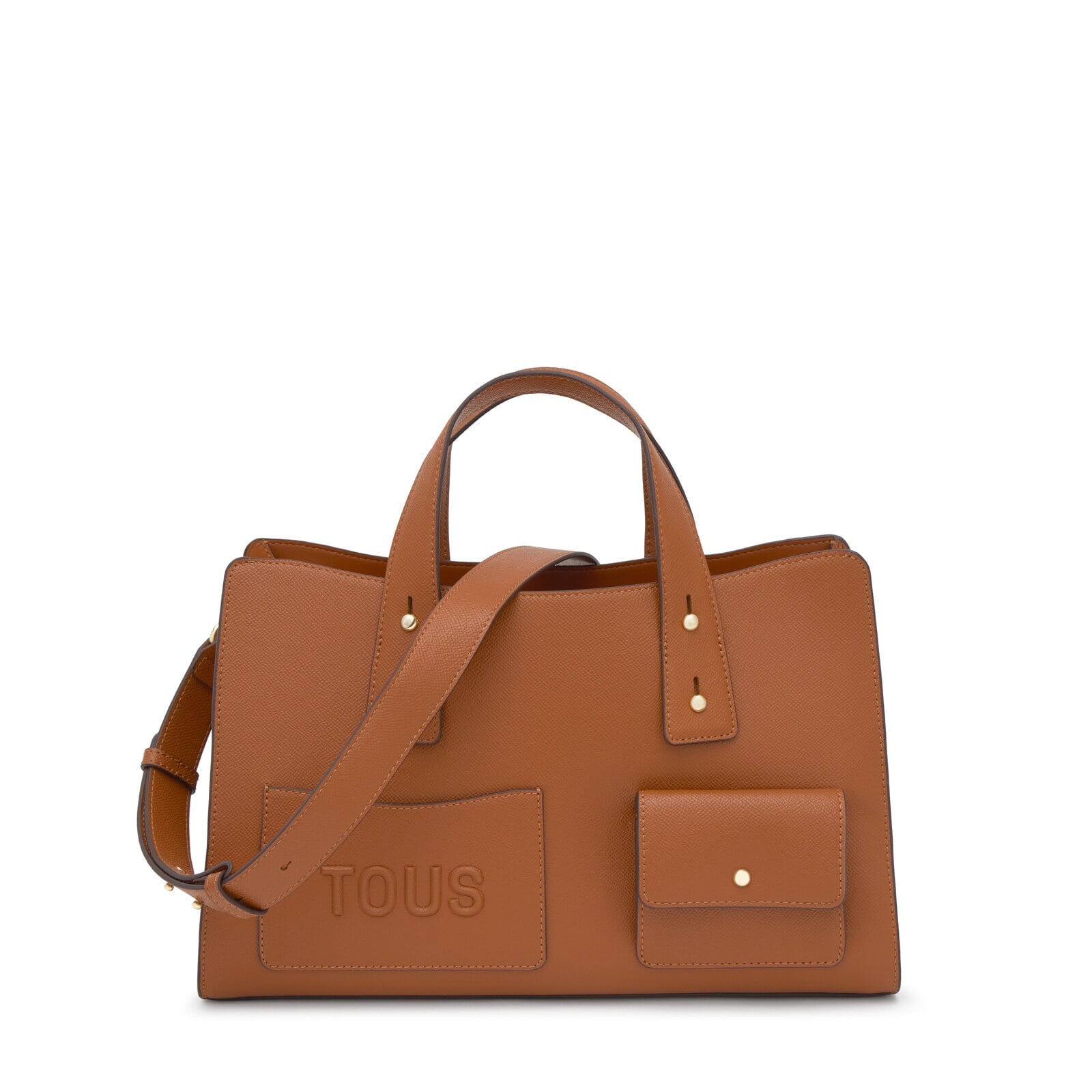 BOLSO BOWLING MEDIANO CAMEL TOUS BACK TO BASICS - 1