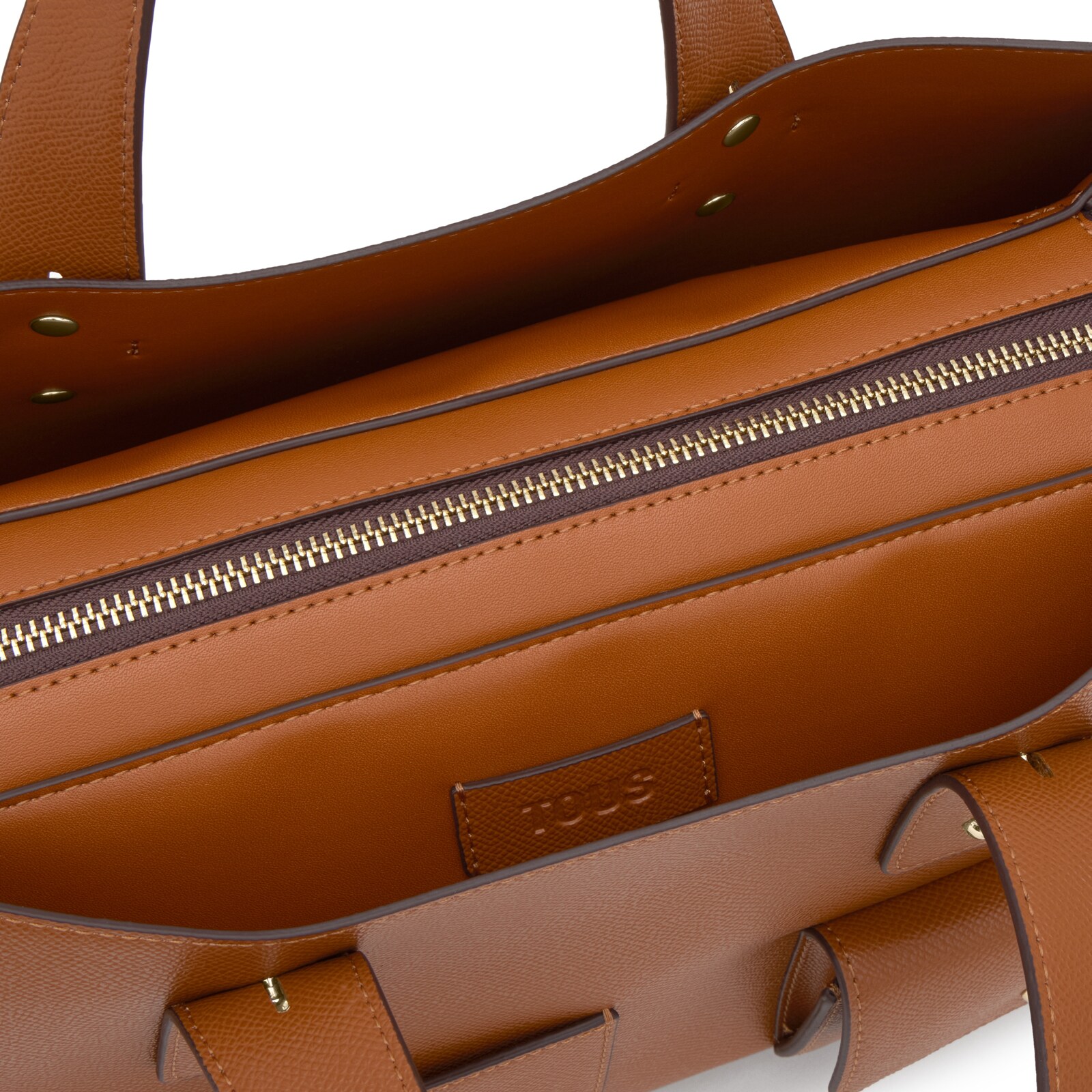 BOLSO BOWLING MEDIANO CAMEL TOUS BACK TO BASICS - 4