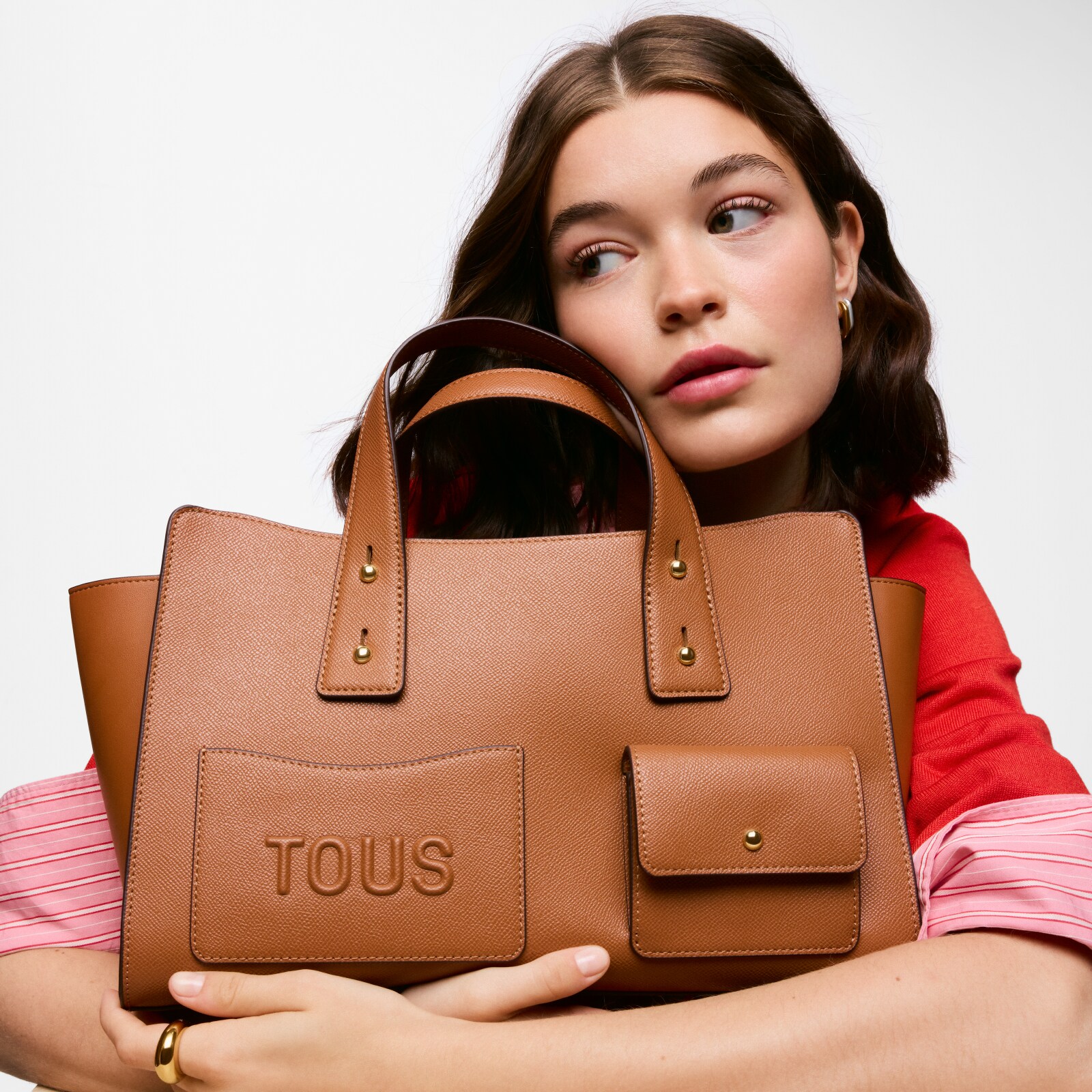 BOLSO BOWLING MEDIANO CAMEL TOUS BACK TO BASICS - 5