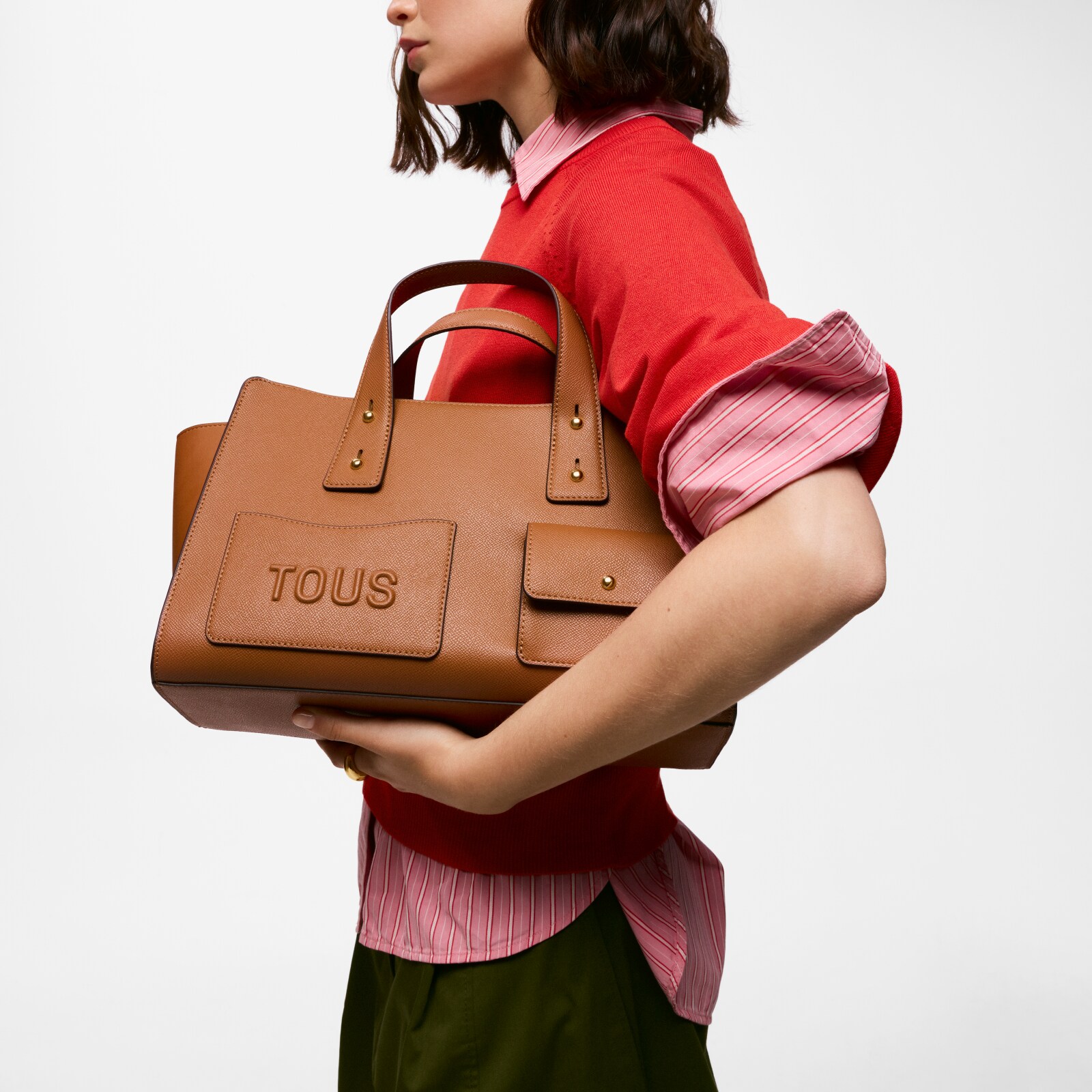 BOLSO BOWLING MEDIANO CAMEL TOUS BACK TO BASICS - 6