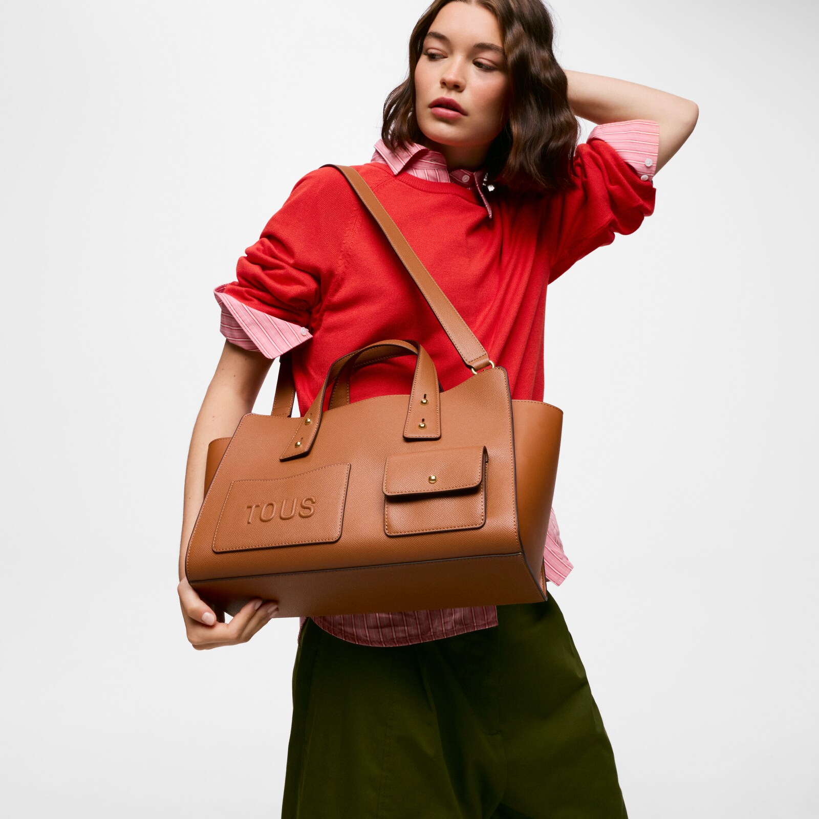 BOLSO BOWLING MEDIANO CAMEL TOUS BACK TO BASICS - 8