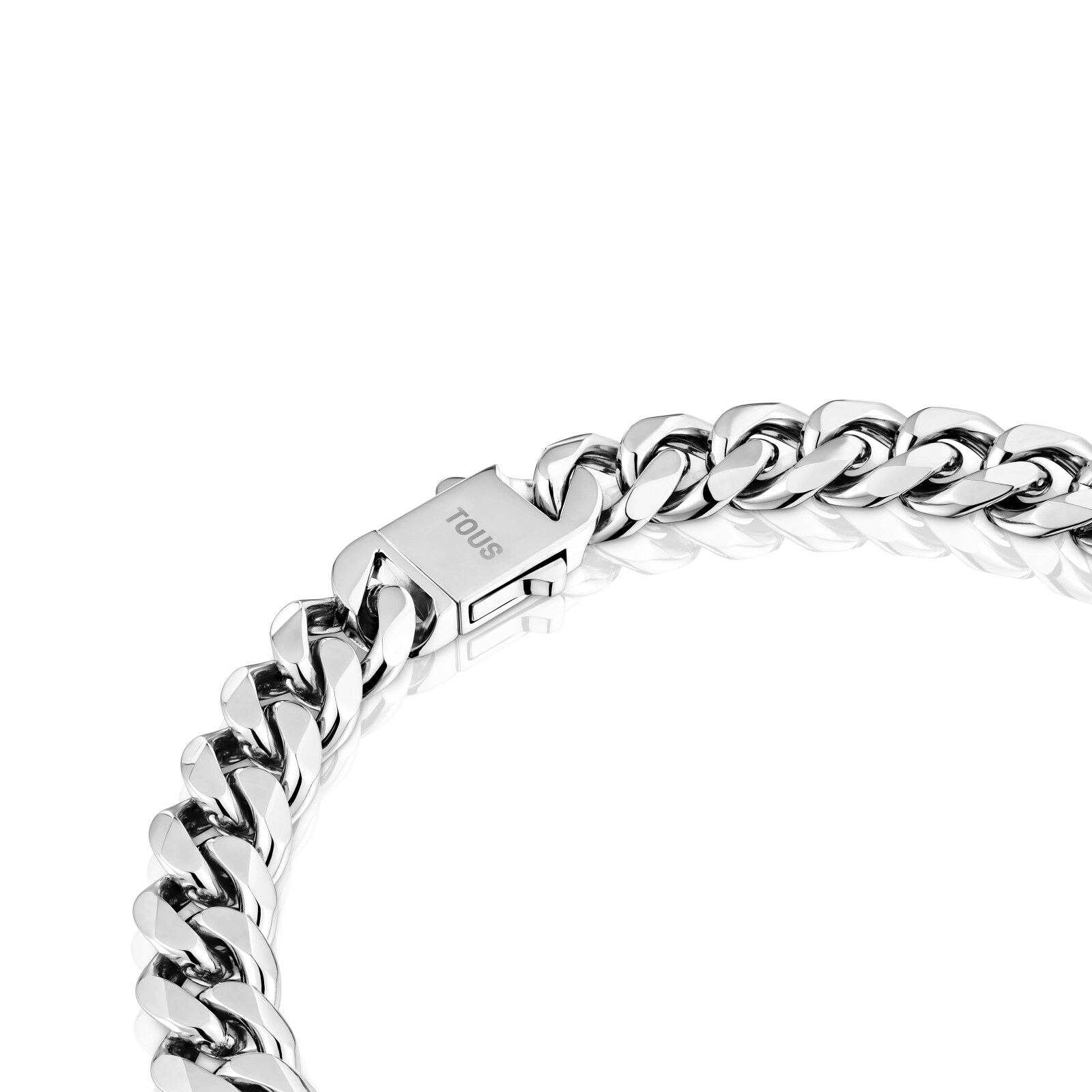 COLLAR CADENA BARBADA DE ACERO TOUS BASICS - 2