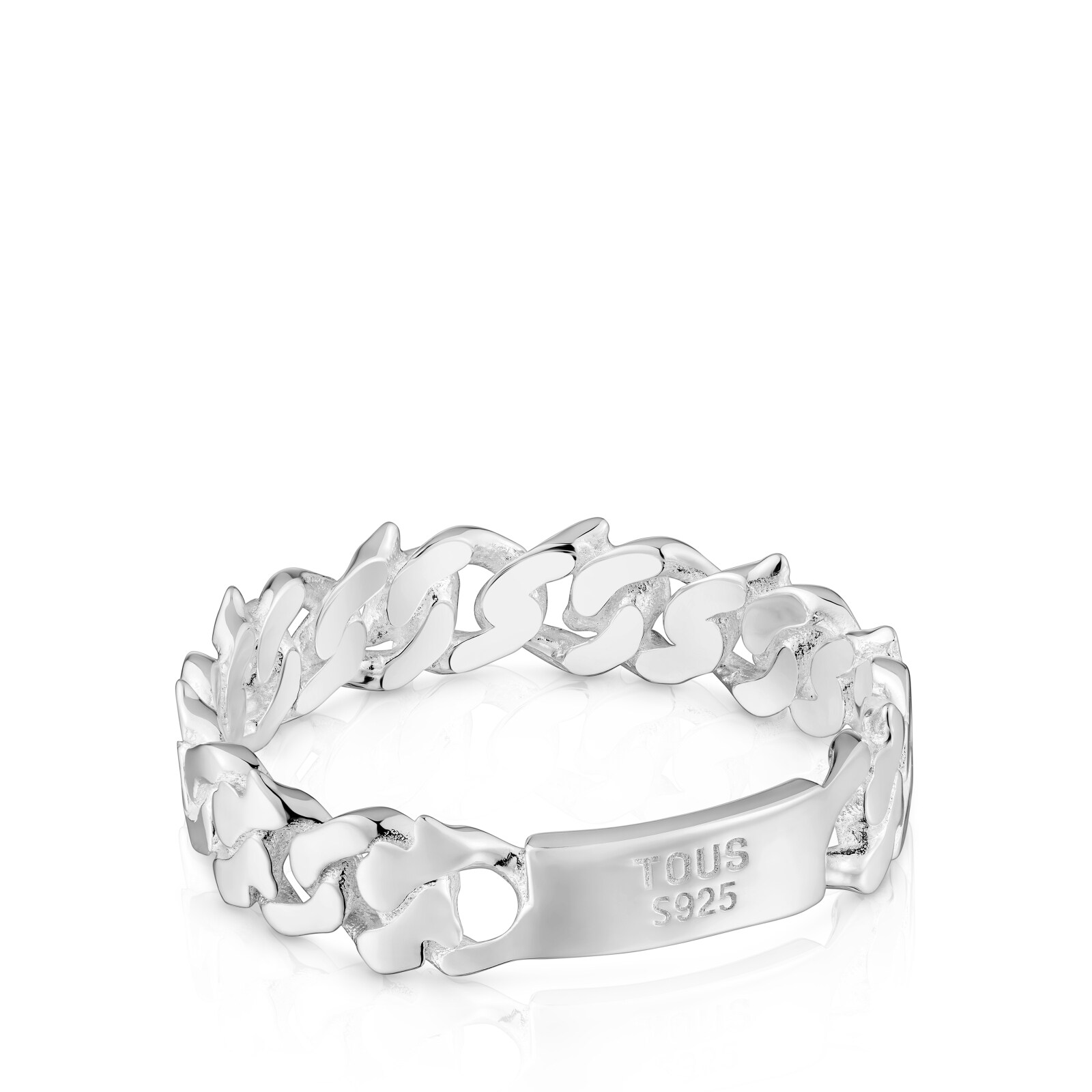 ANILLO DE PLATA 5 MM BEAR'S CHAIN - 3