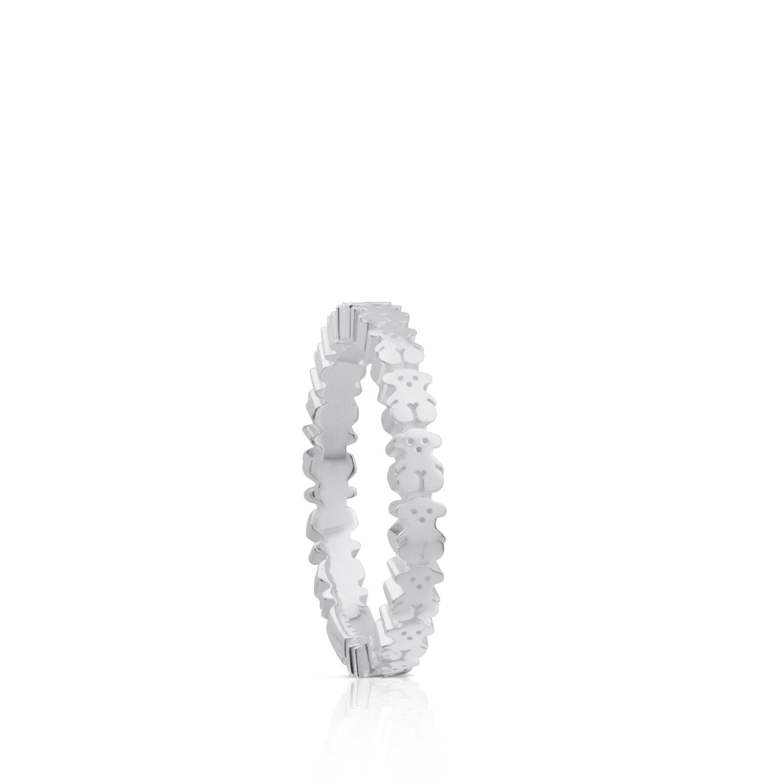 ANILLO STRAIGHT DE PLATA - 1