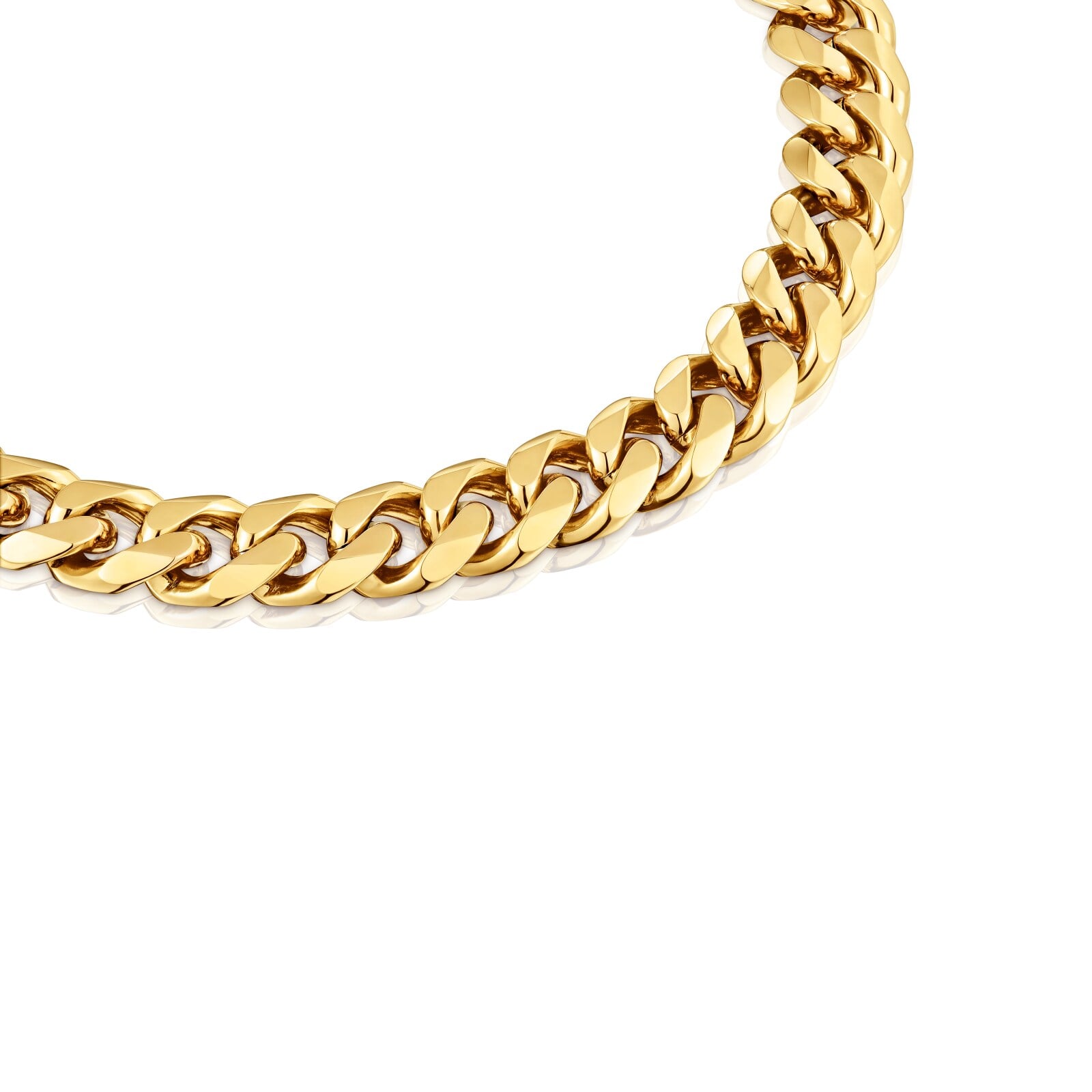 COLLAR CADENA BARBADA DE ACERO EN COLOR DORADO TOUS BASICS - 3