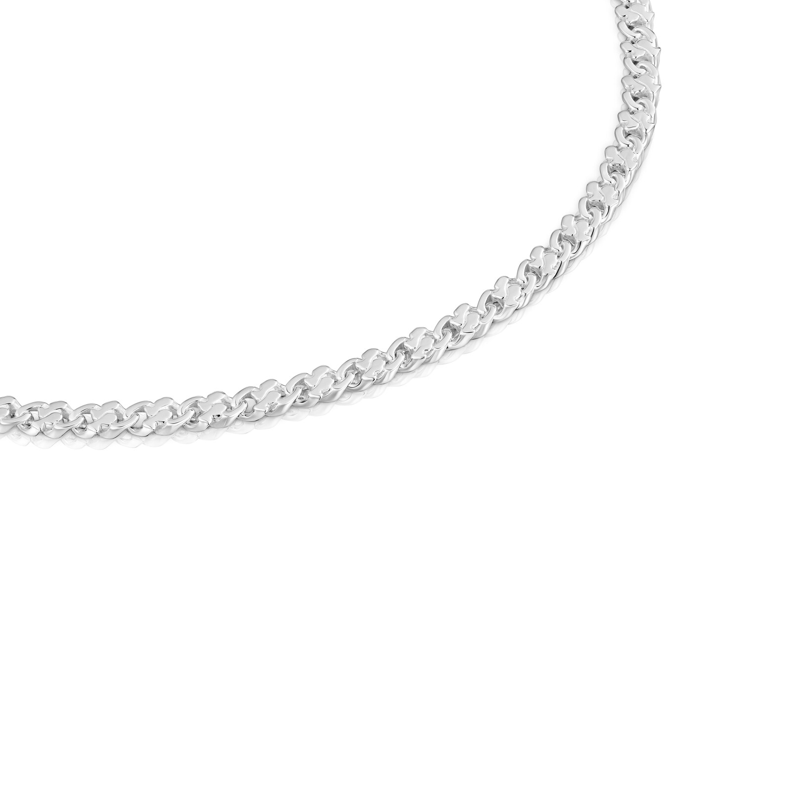COLLAR CADENA CORTO DE PLATA 9 MM BEAR'S CHAIN - 3