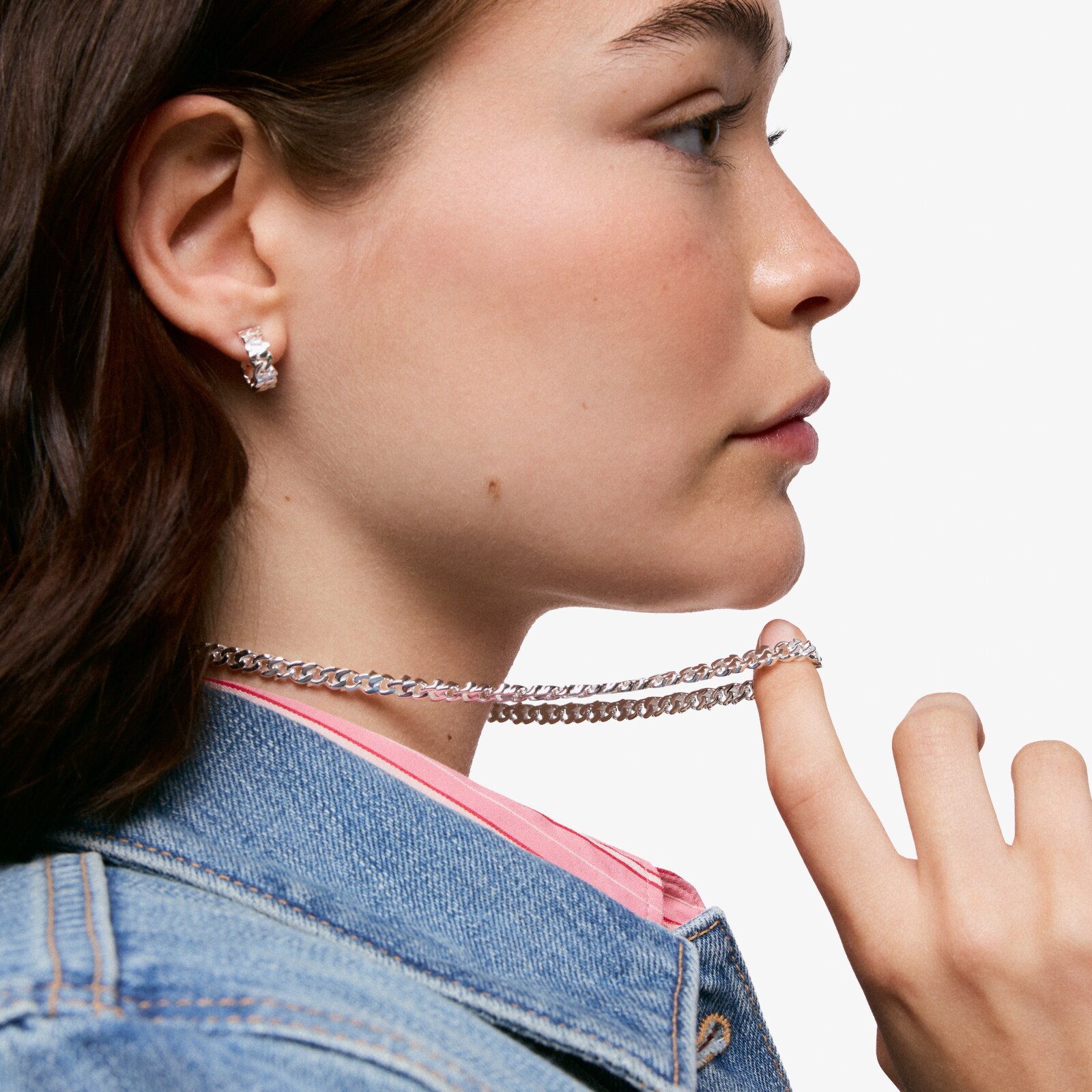 COLLAR CADENA CORTO DE PLATA 9 MM BEAR'S CHAIN - 5
