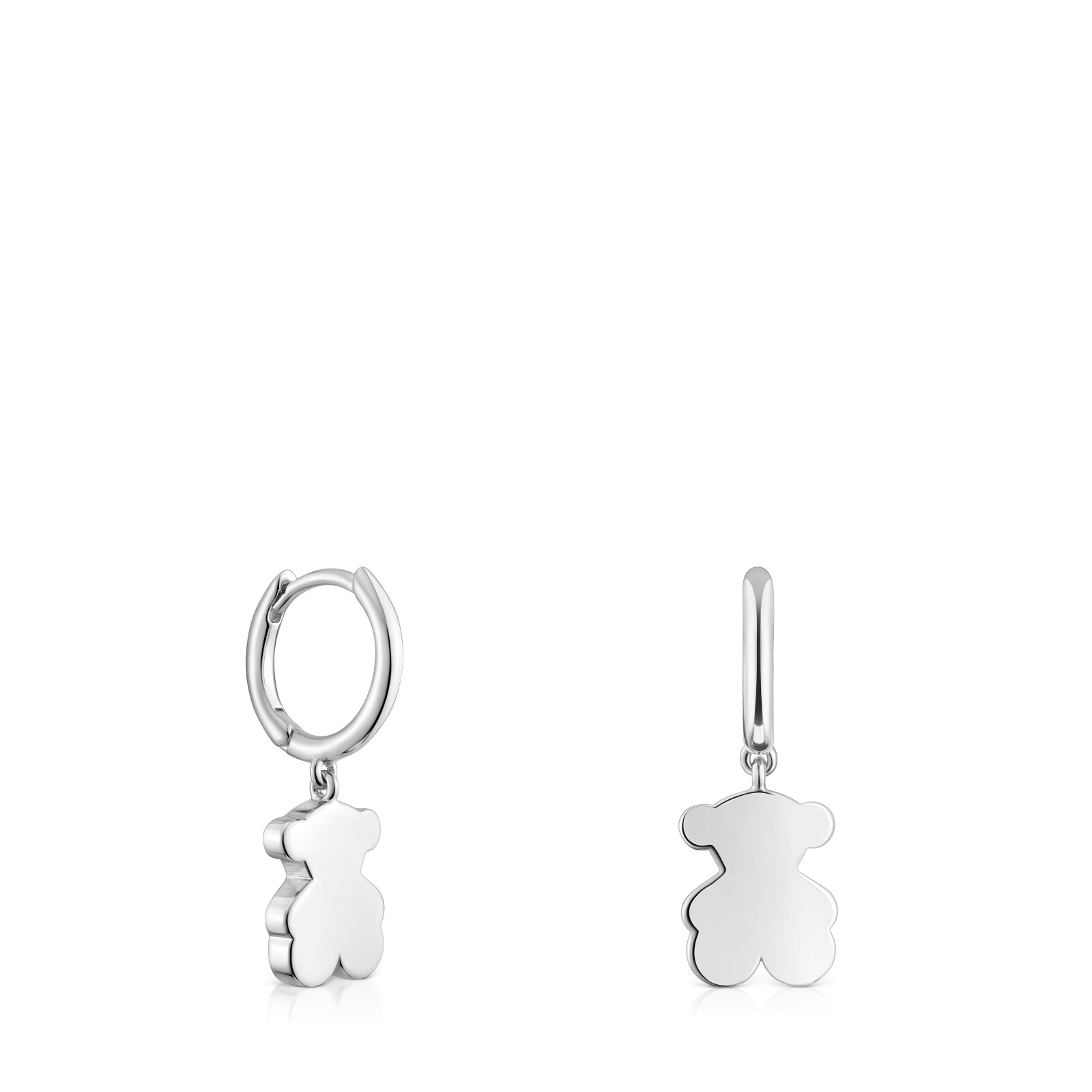 ARETES ARO DE PLATA Y DETALLE OSO TOUS DIJE SWEET DOLLS - 1
