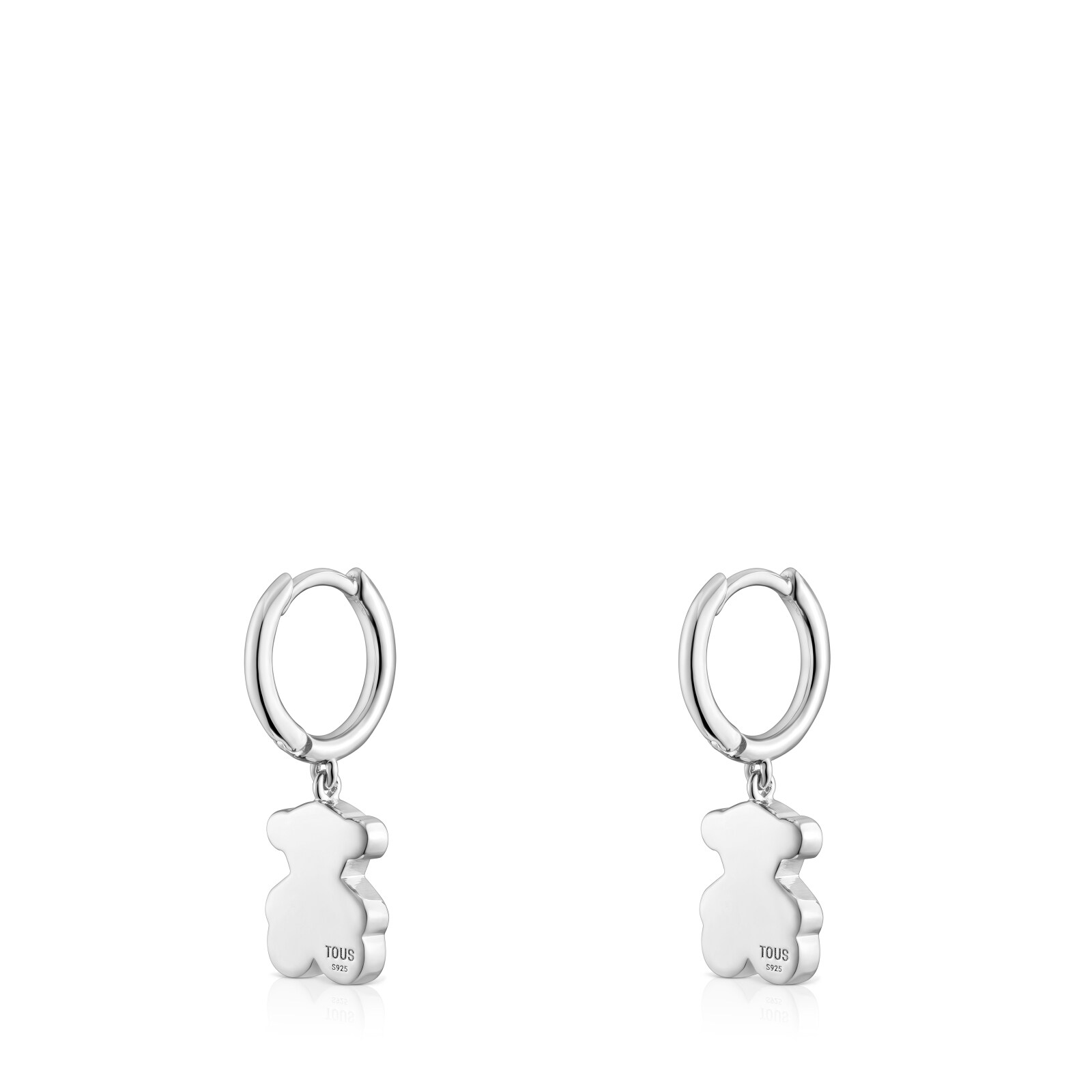 ARETES ARO DE PLATA Y DETALLE OSO TOUS DIJE SWEET DOLLS - 3