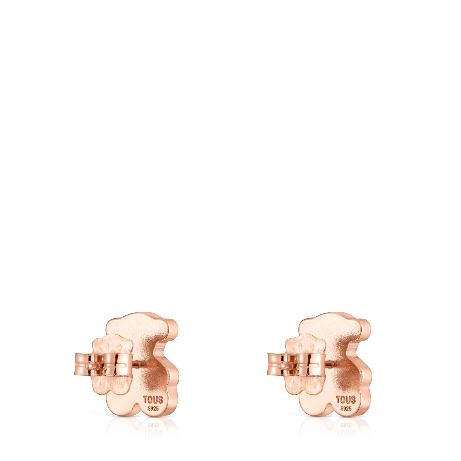 ARETES OSO CON BAÑO DE ORO ROSA 18 KT TOUS 12 MM SWEET DOLLS - 3