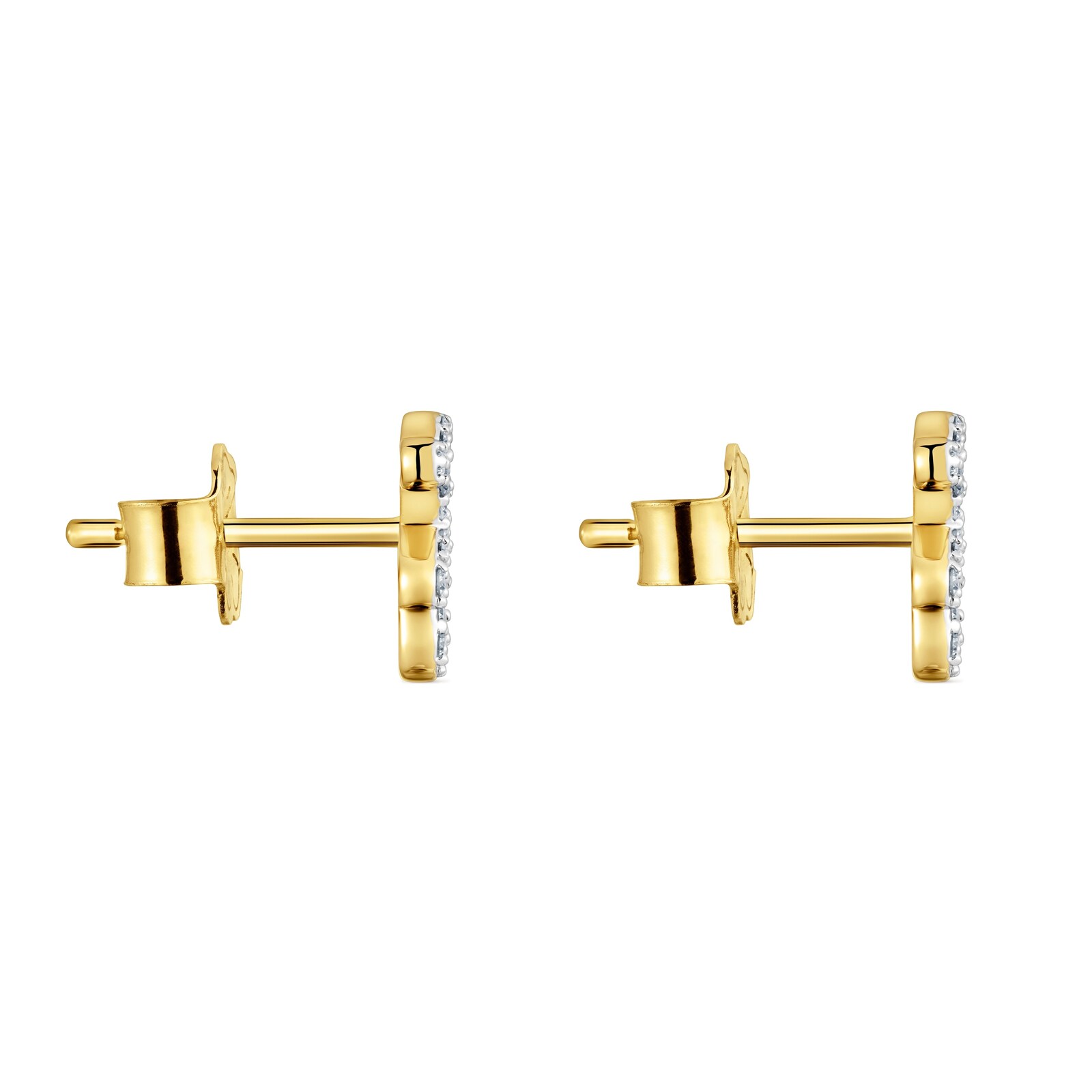 ARETES OSO CON DIAMANTES Y ORO TOUS 9 KT KAOS - 2