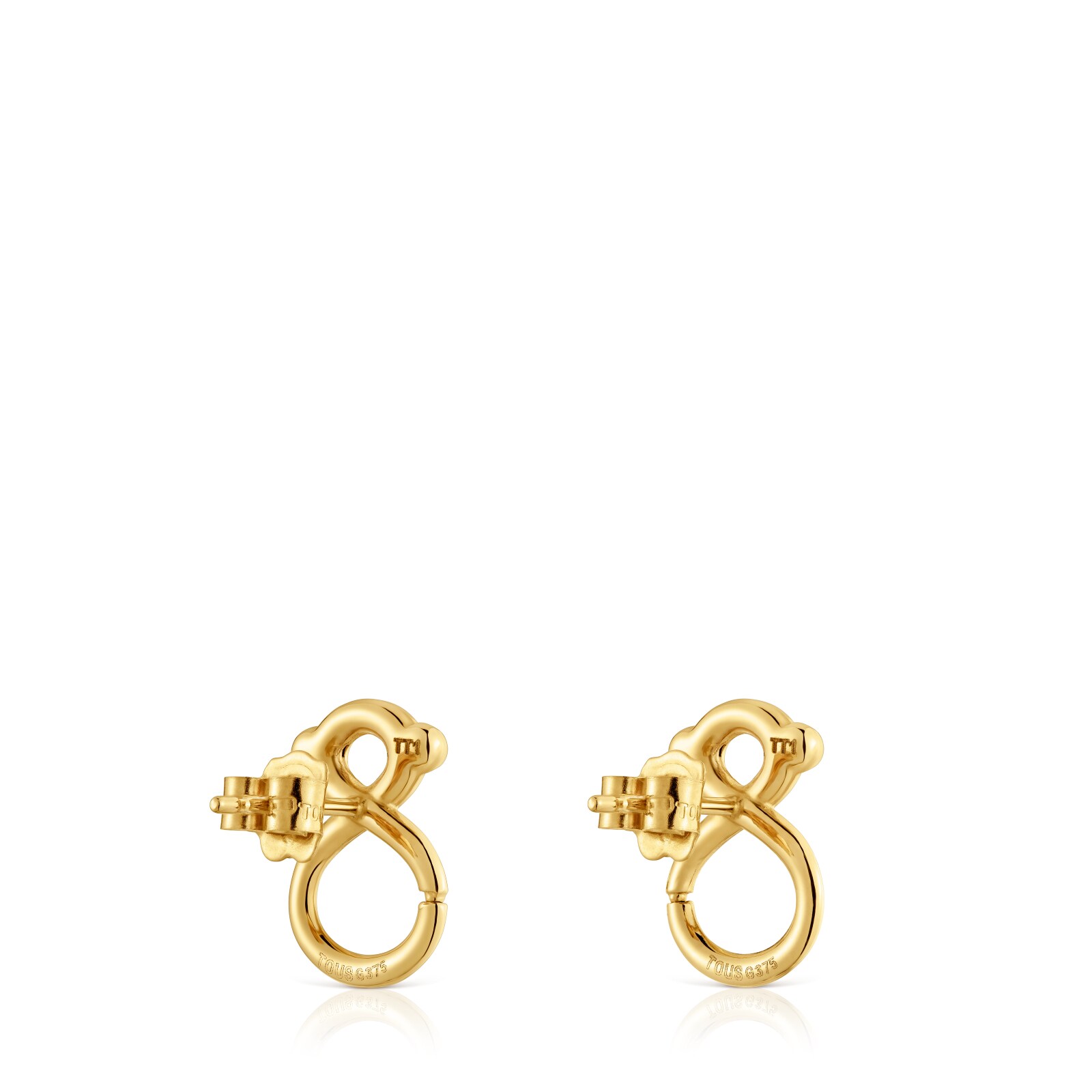 ARETES DE ORO 9 KT MOTIVO OSO 14 MM TOUS INFINITY - 2