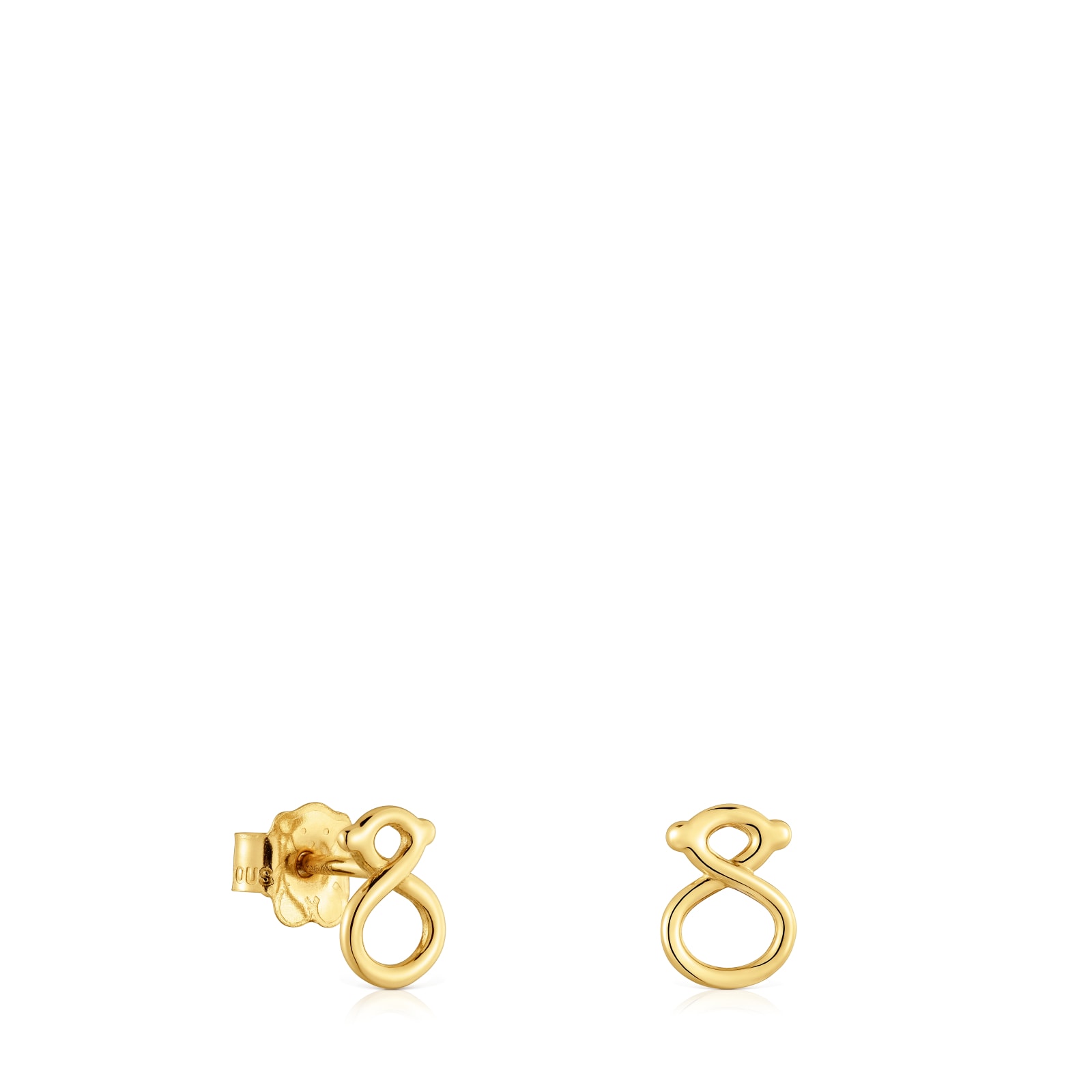 ARETES DE ORO 9 KT MOTIVO OSO 8 MM TOUS INFINITY - 1