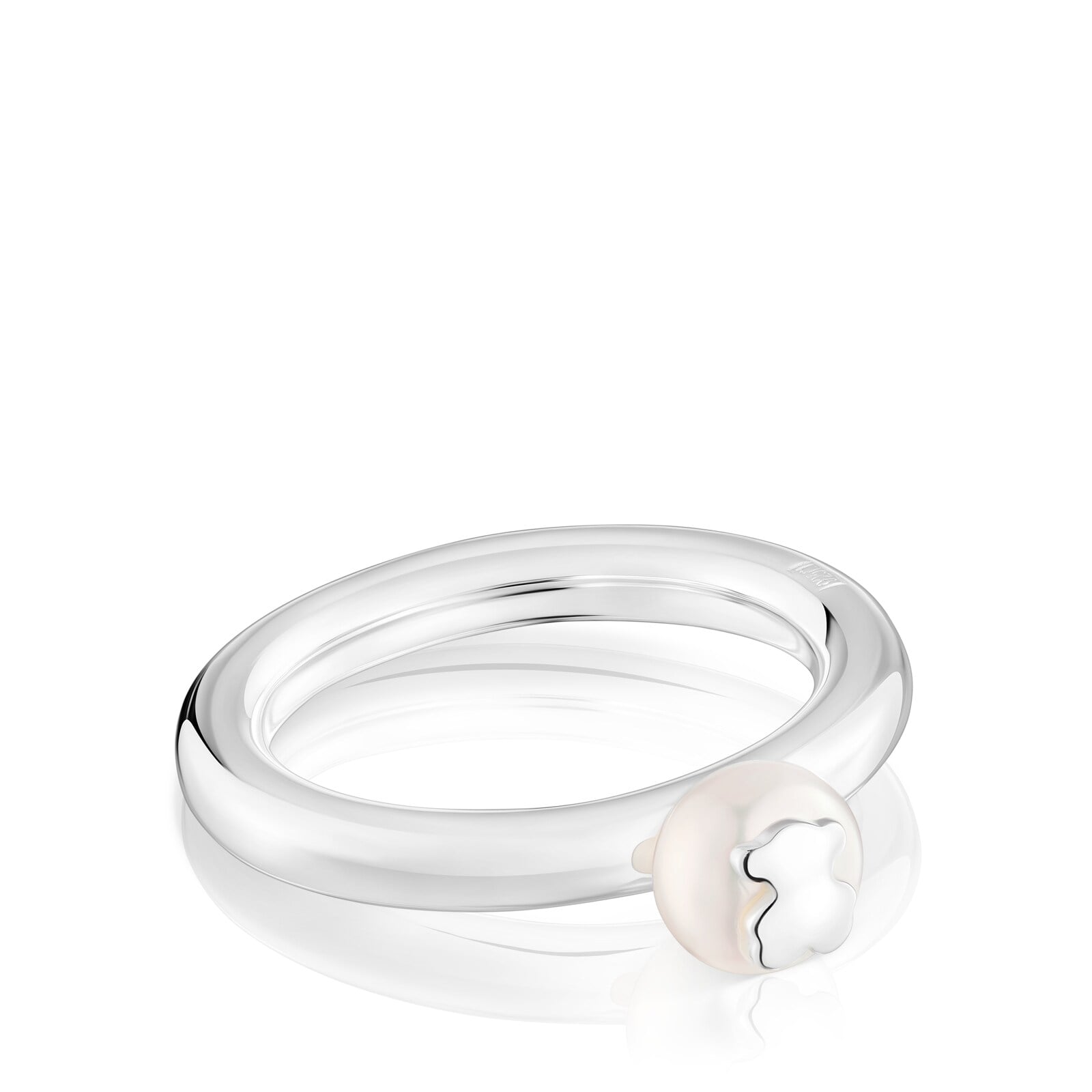 ANILLO DE PLATA Y PERLA CULTIVADA TOUS ICON PEARL T12 - 3