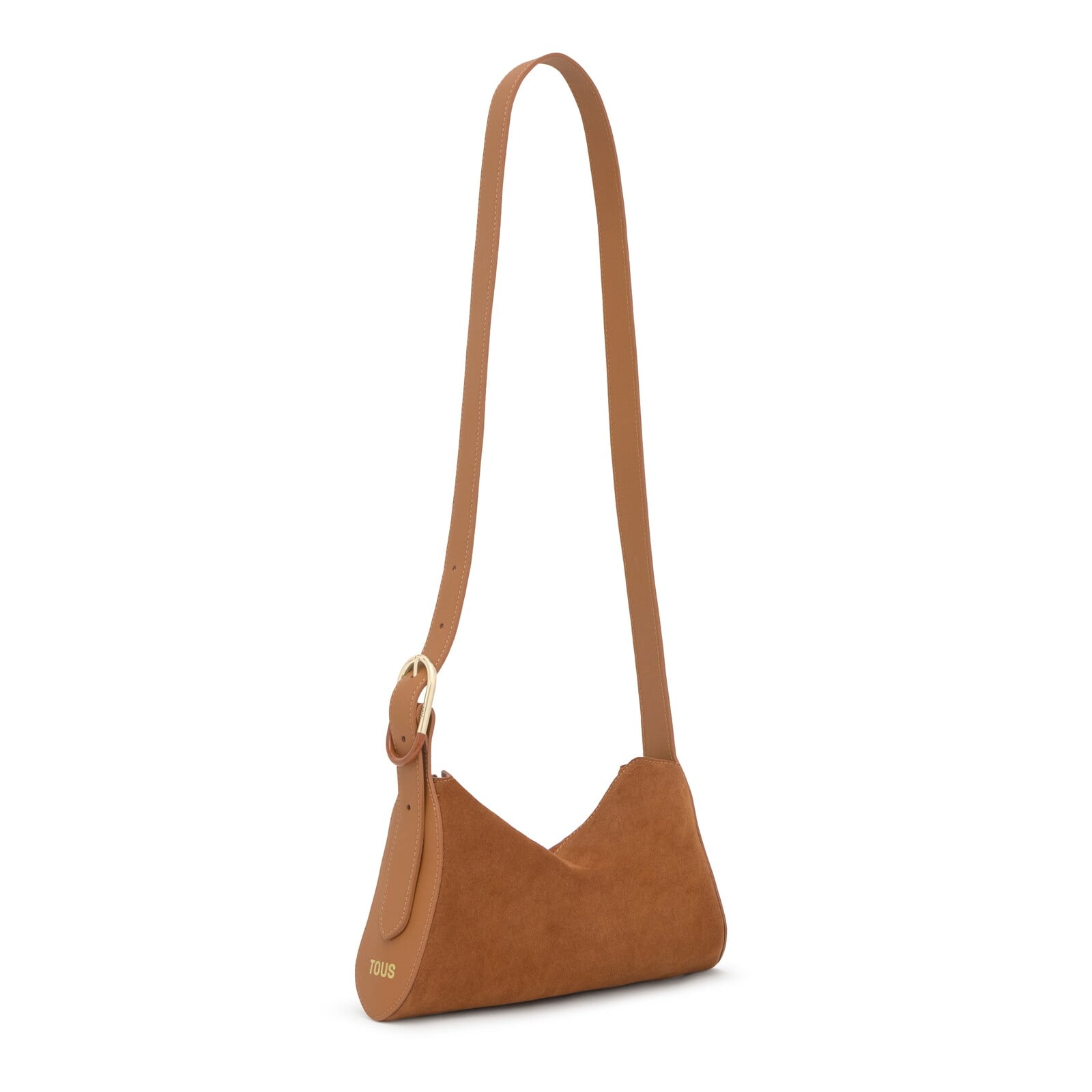 BANDOLERA DE PIEL PEQUEÑA CAMEL TOUS ARLETTE - 1