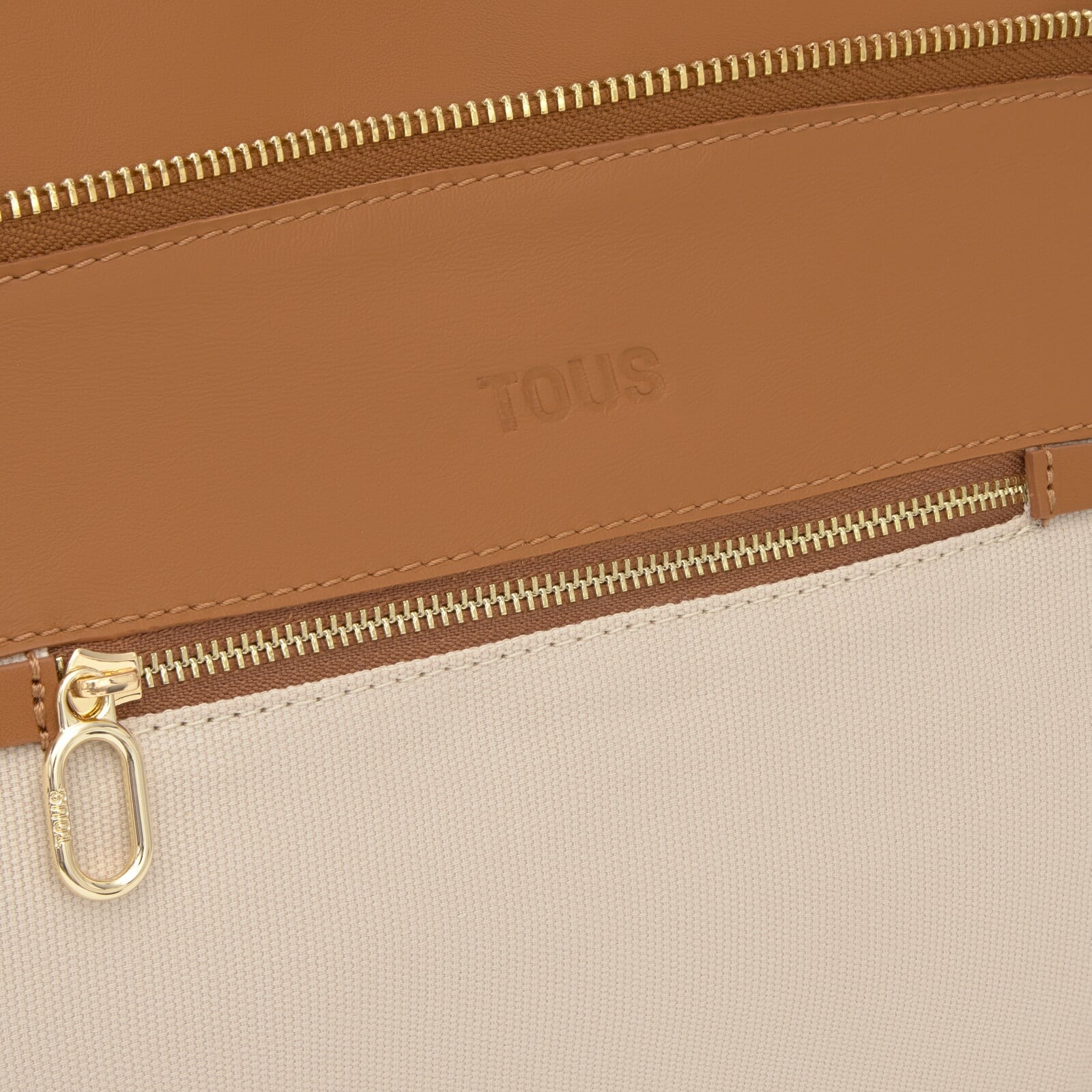 BANDOLERA DE PIEL PEQUEÑA CAMEL TOUS ARLETTE - 3