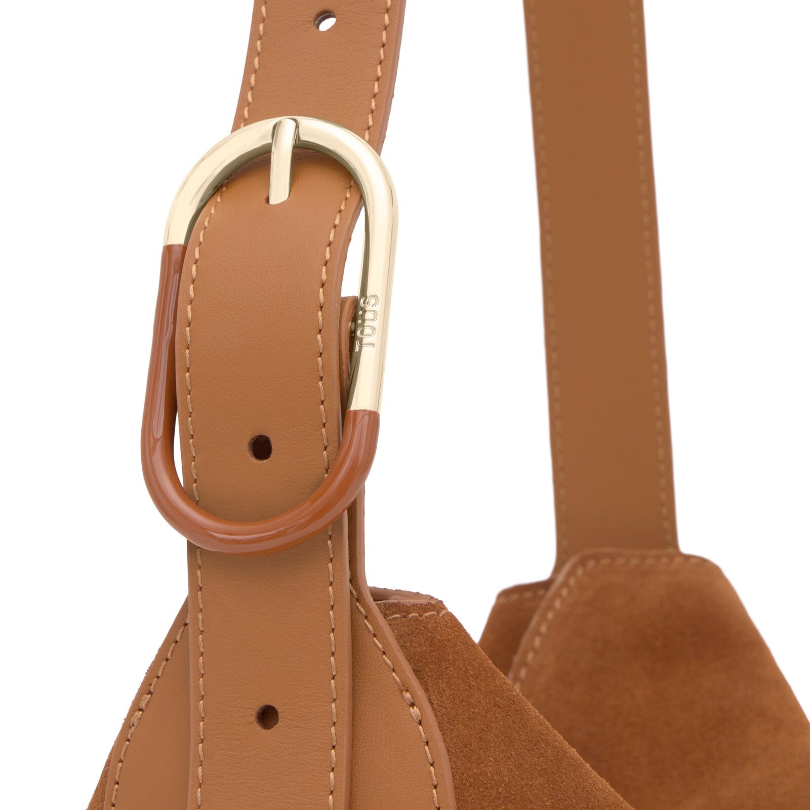 BANDOLERA DE PIEL PEQUEÑA CAMEL TOUS ARLETTE - 4