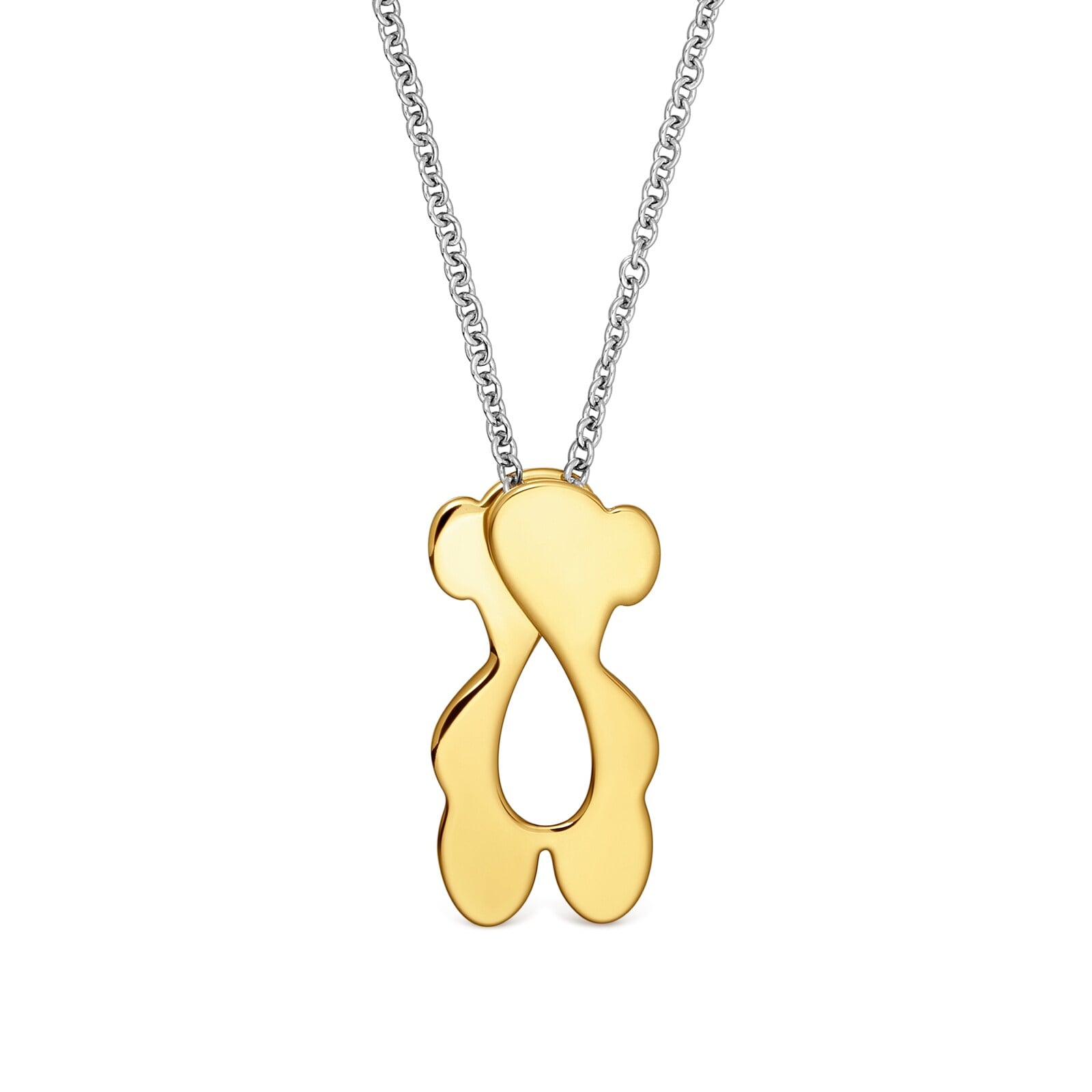 COLLAR OSO DE ACERO BICOLOR TOUS STRAIN - 1
