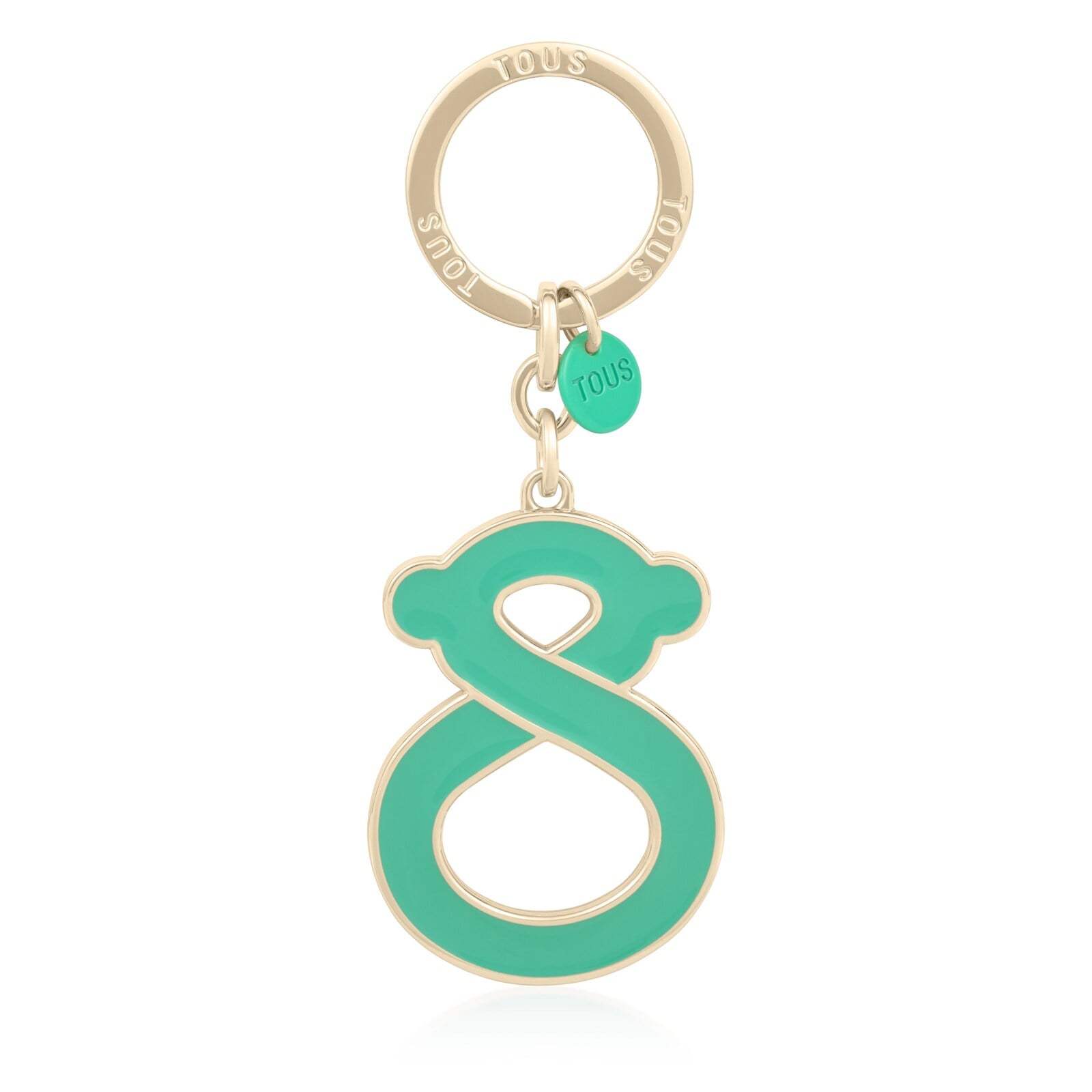 LLAVERO OSO DORADO Y TURQUESA TOUS INFINITY - 1