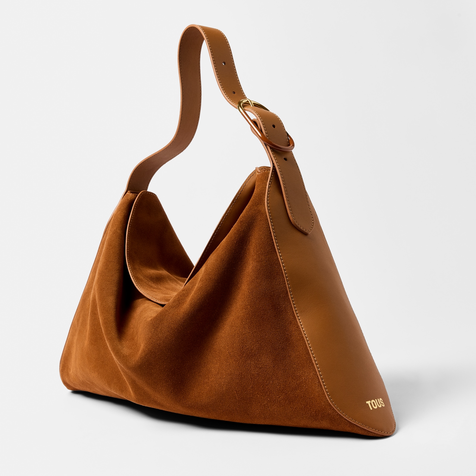 BOLSO SACA DE PIEL CAMEL TOUS ARLETTE - 3