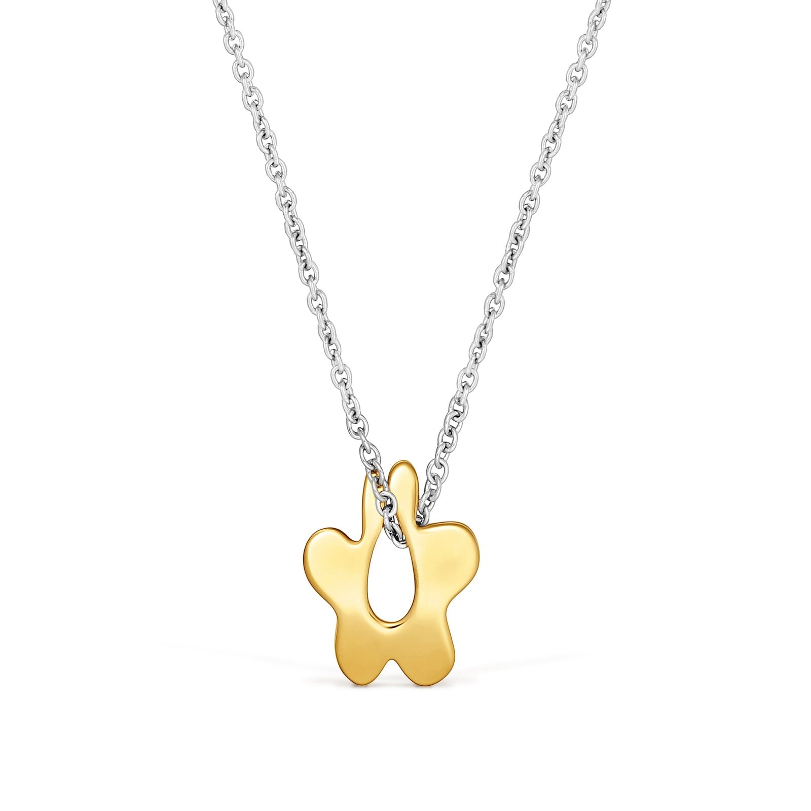 COLLAR FLOR DE ACERO BICOLOR TOUS STRAIN - 1